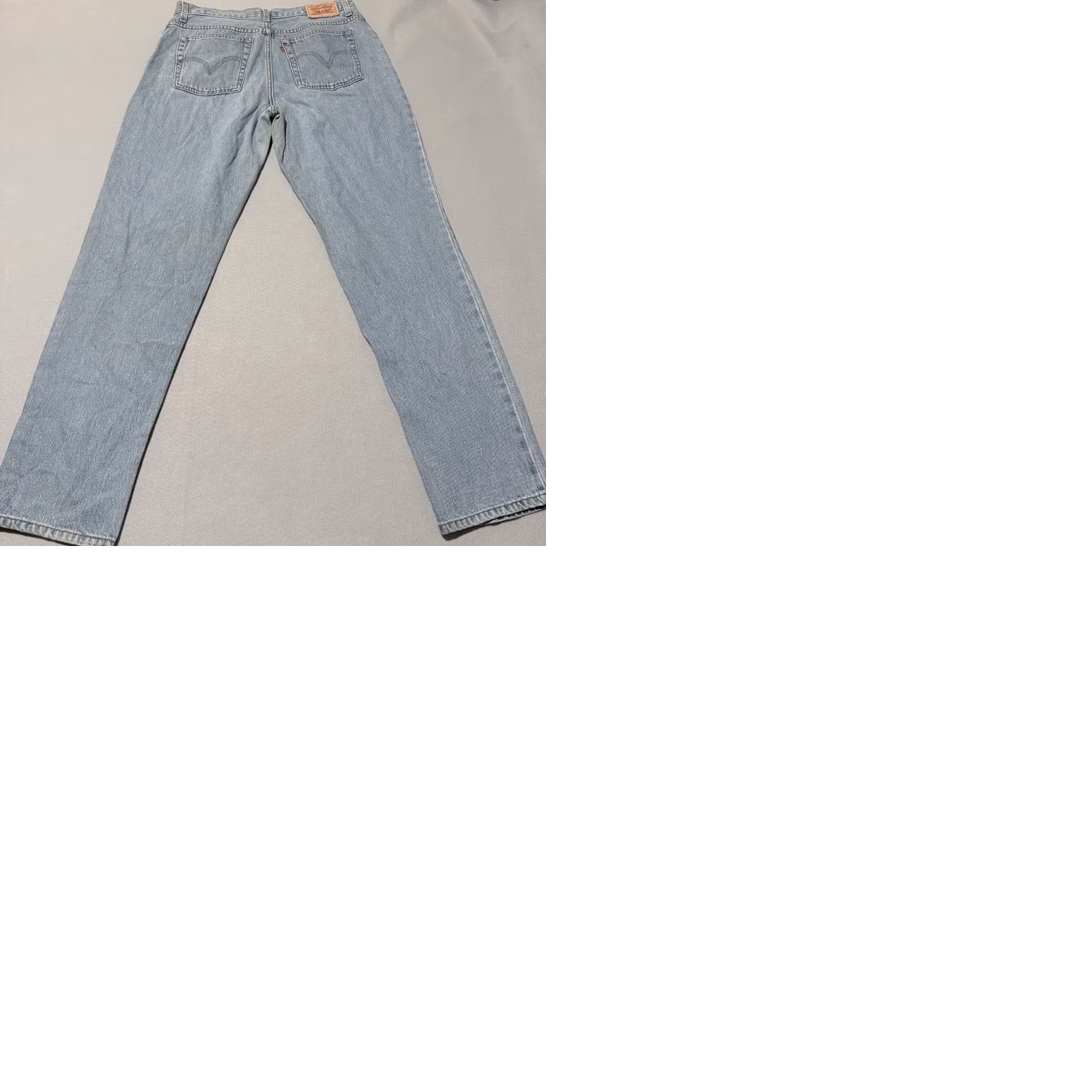 Levi's Levi's Jeans Womens Light Blue 550 Relaxed Tapered High-Rise 14L Denim 30in Inseam Buttons Zip 5-Pocket City 90s Vintage Women's Jeans Size 36" / US 14 / IT 50 - 10 Thumbnail
