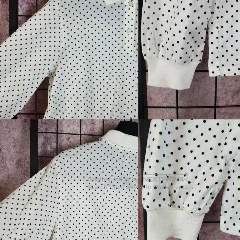 Dior Dior White Polka Dot Long Sleeve T. Size M / US 6-8 / IT 42-44 - 6 Thumbnail