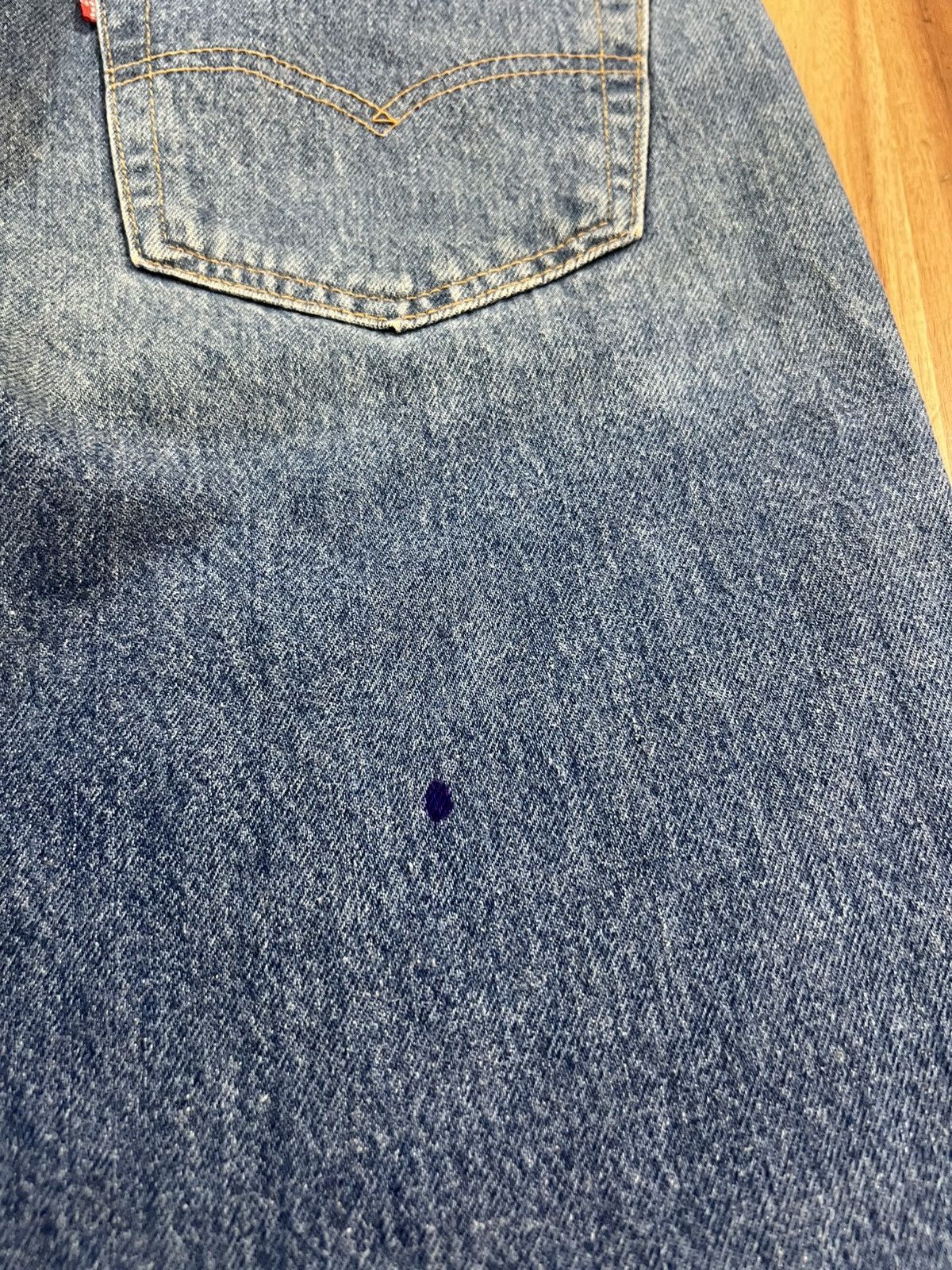 Levi's Vintage 90’s Levis 501 Small e Non Selvedge Denim Jeans Size US 32 / EU 48 - 13 Thumbnail