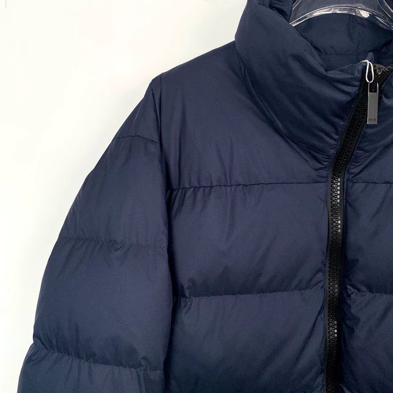 Dior Dior Blue and black logo stand-up collar down jacket zipper Size US S / EU 44-46 / 1 - 3 Thumbnail