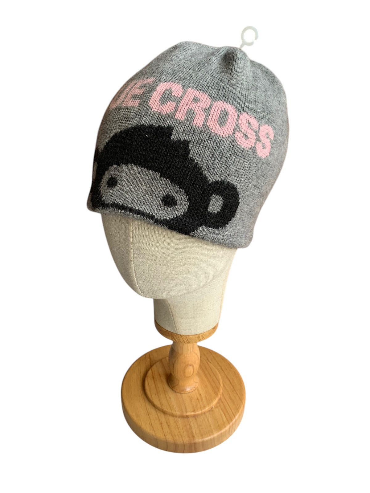 Japanese Brand × Vintage Blue Cross Girl Reversible Streetwear Beanie Hats Size ONE SIZE - 1 Thumbnail