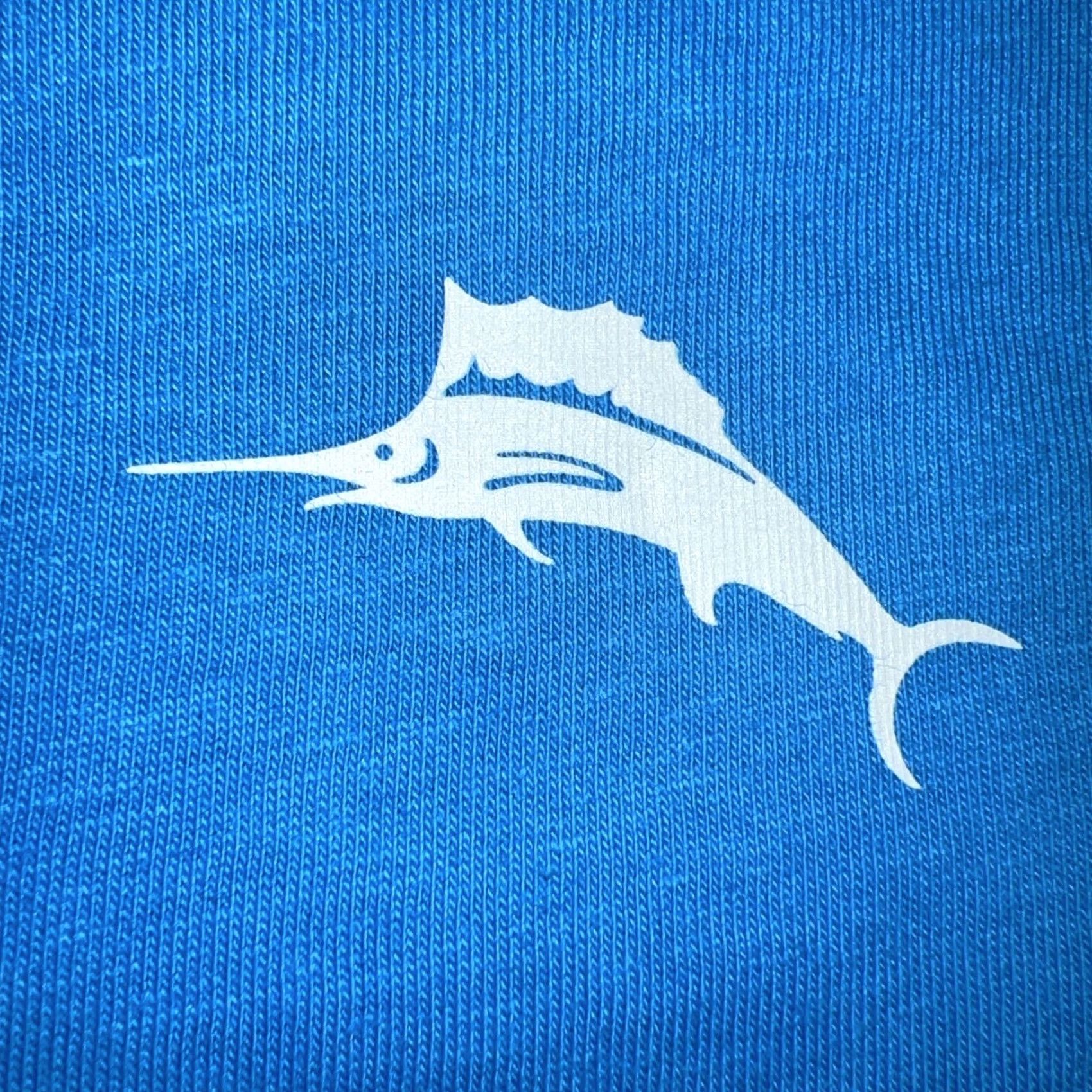Tommy Bahama VINTAGE Tommy Bahama Tee Shirt 2XL Blue Boater Golfer Shirt Mens Regular Pockets Logo Beach Nautical Tropical Size US XXL / EU 58 / 5 - 3 Thumbnail