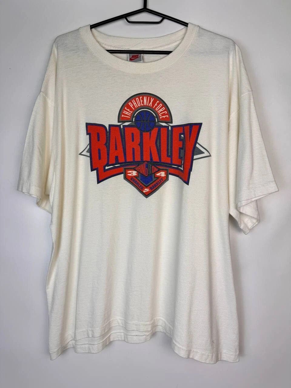 Other Vintage 90s Nike Charles Barkley "The Phoenix Forc" Tshirt L Size US L / EU 52-54 / 3 - 1 Thumbnail
