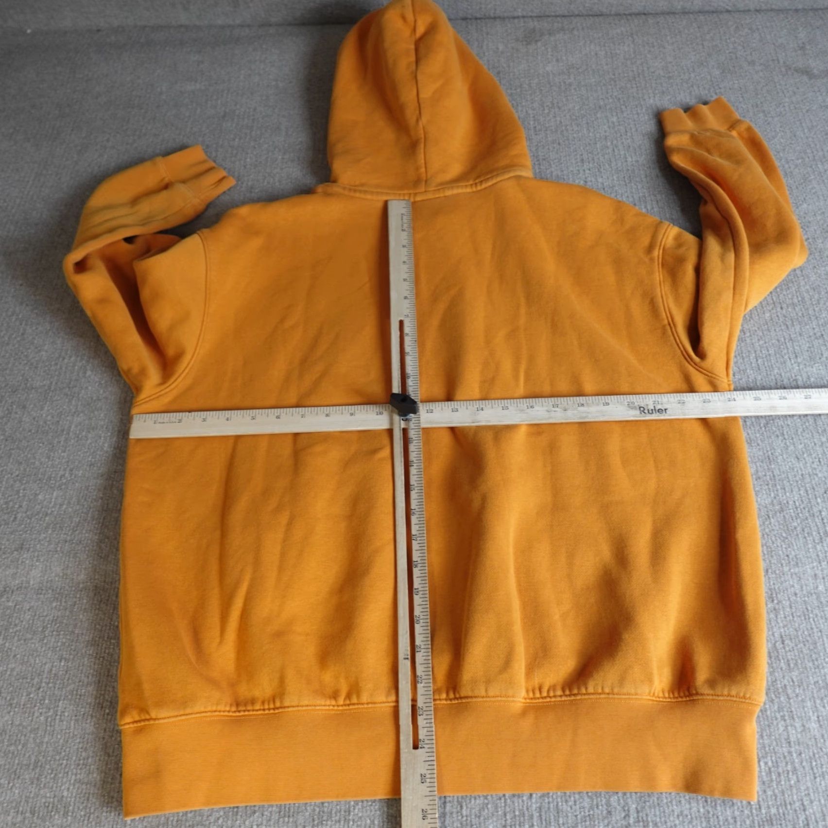 Nike VINTAGE Nike Hoodie Women M Orange Center Swoosh NSW Essential DJ7668-738 Pullover Long Sleeve Casual Activewear Size M / US 6-8 / IT 42-44 - 4 Thumbnail