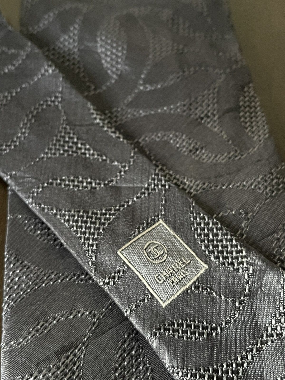 Chanel Chanel Silk Tie CC Monogram Size ONE SIZE - 2 Thumbnail