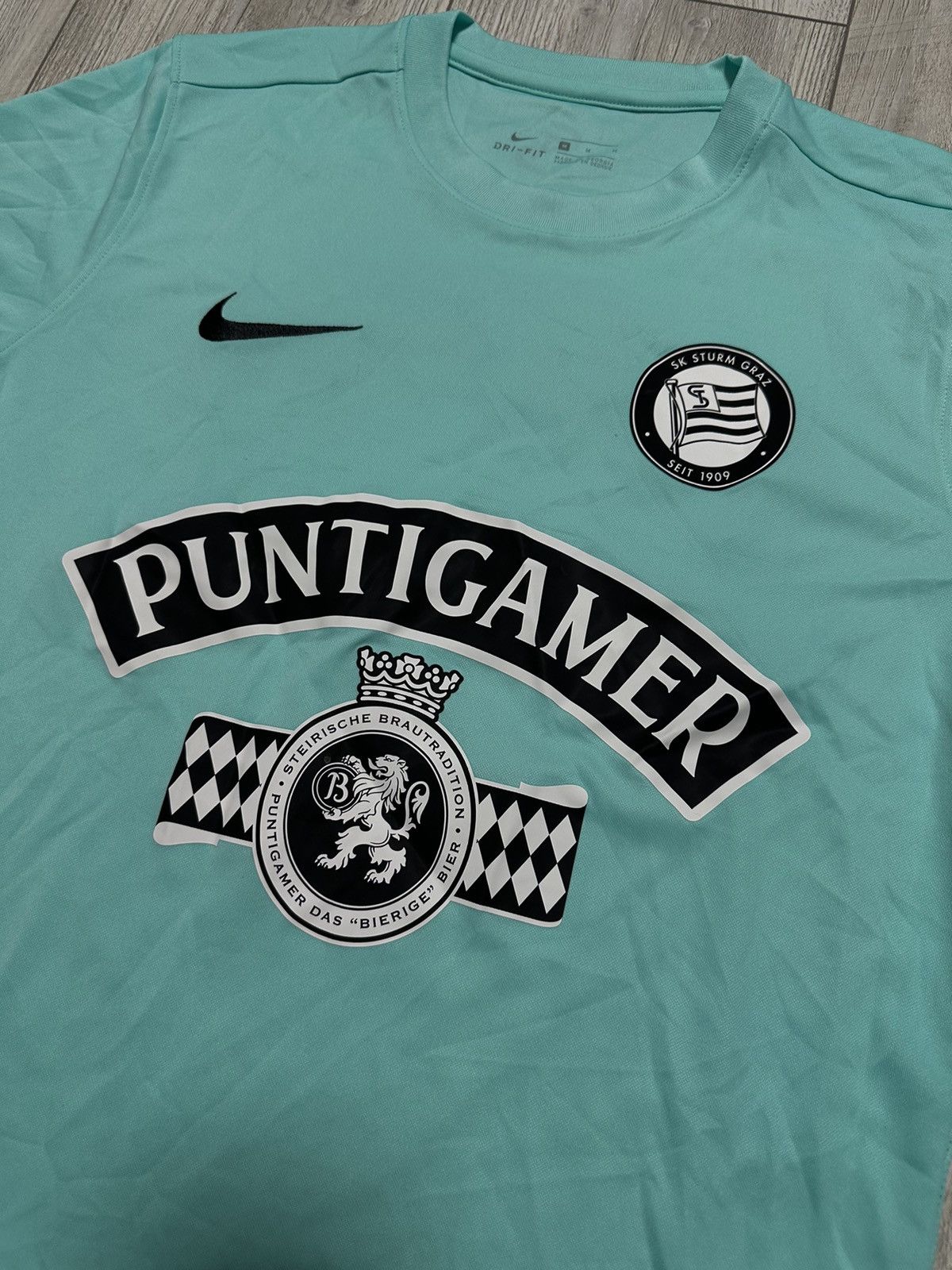 Nike Nike Jersey Puma Sk Sturm Graz Puntigamer Bundes Liga Size US M / EU 48-50 / 2 - 2 Thumbnail