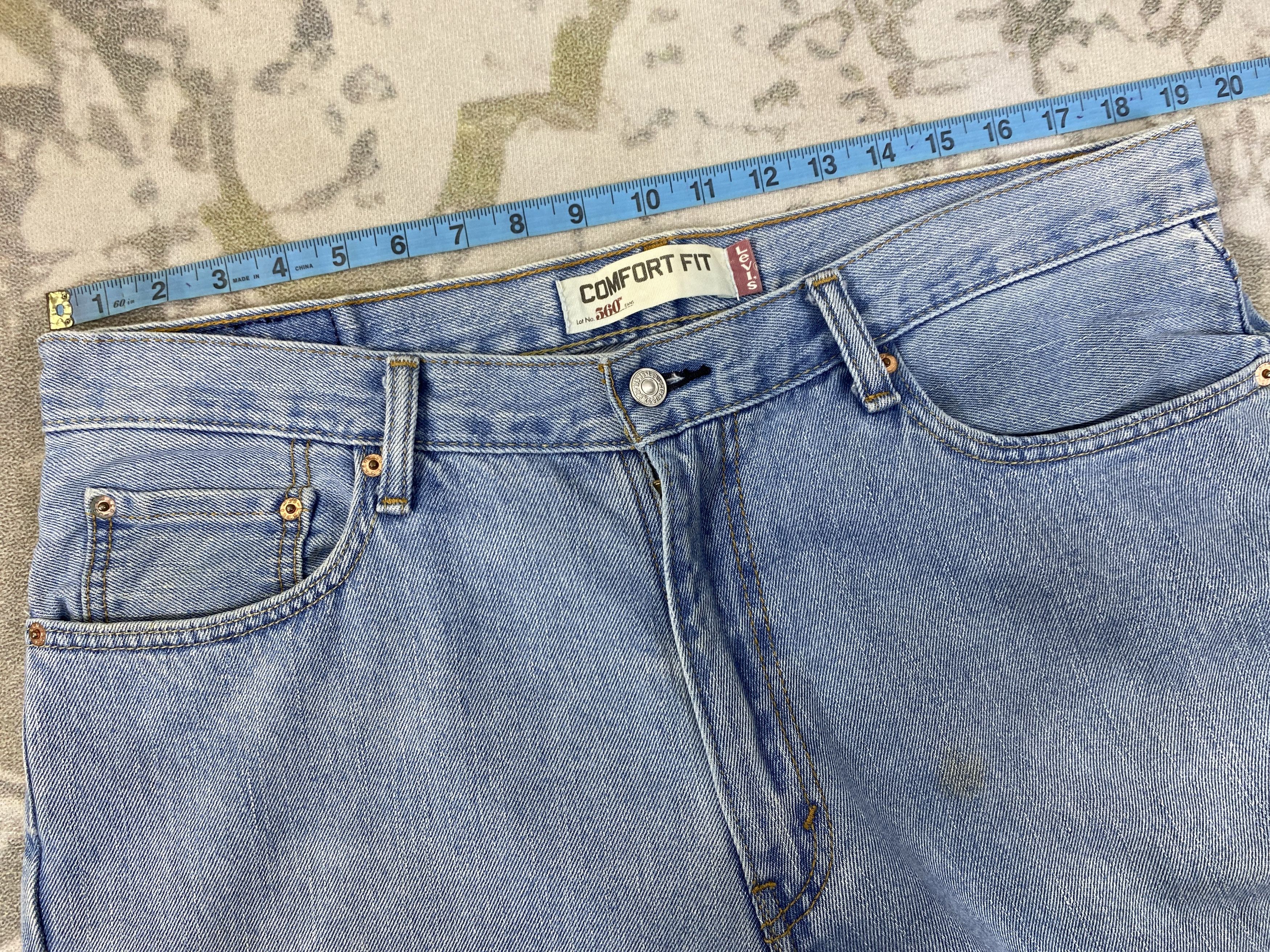 Levi's Blue Vintage Levi's 560 Jeans 38x33 Denim -JN2078 Size US 38 / EU 54 - 5 Thumbnail