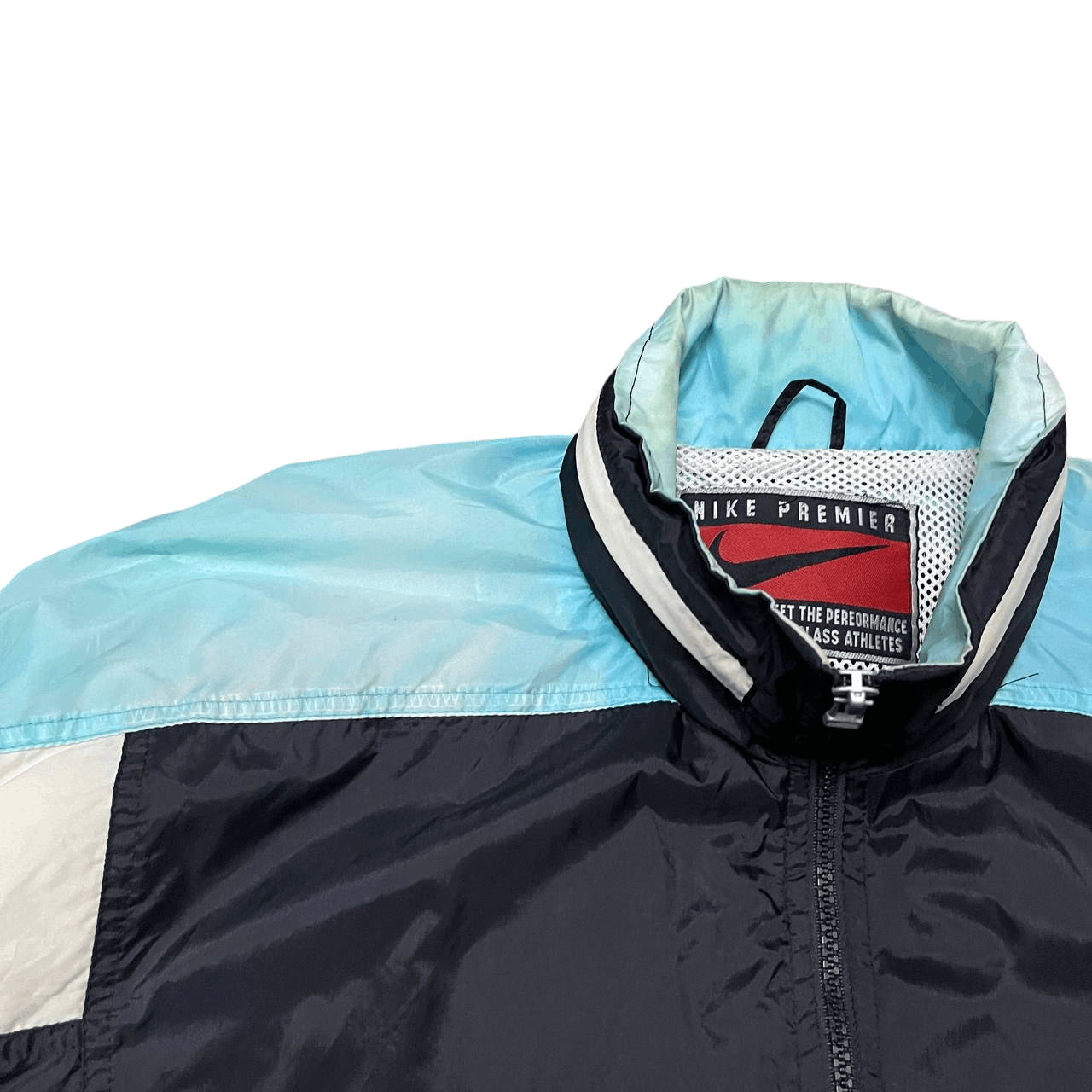 Nike Vintage 90's Nike Premier Windbreaker Jacket Sunfaded Size US M / EU 48-50 / 2 - 6 Thumbnail