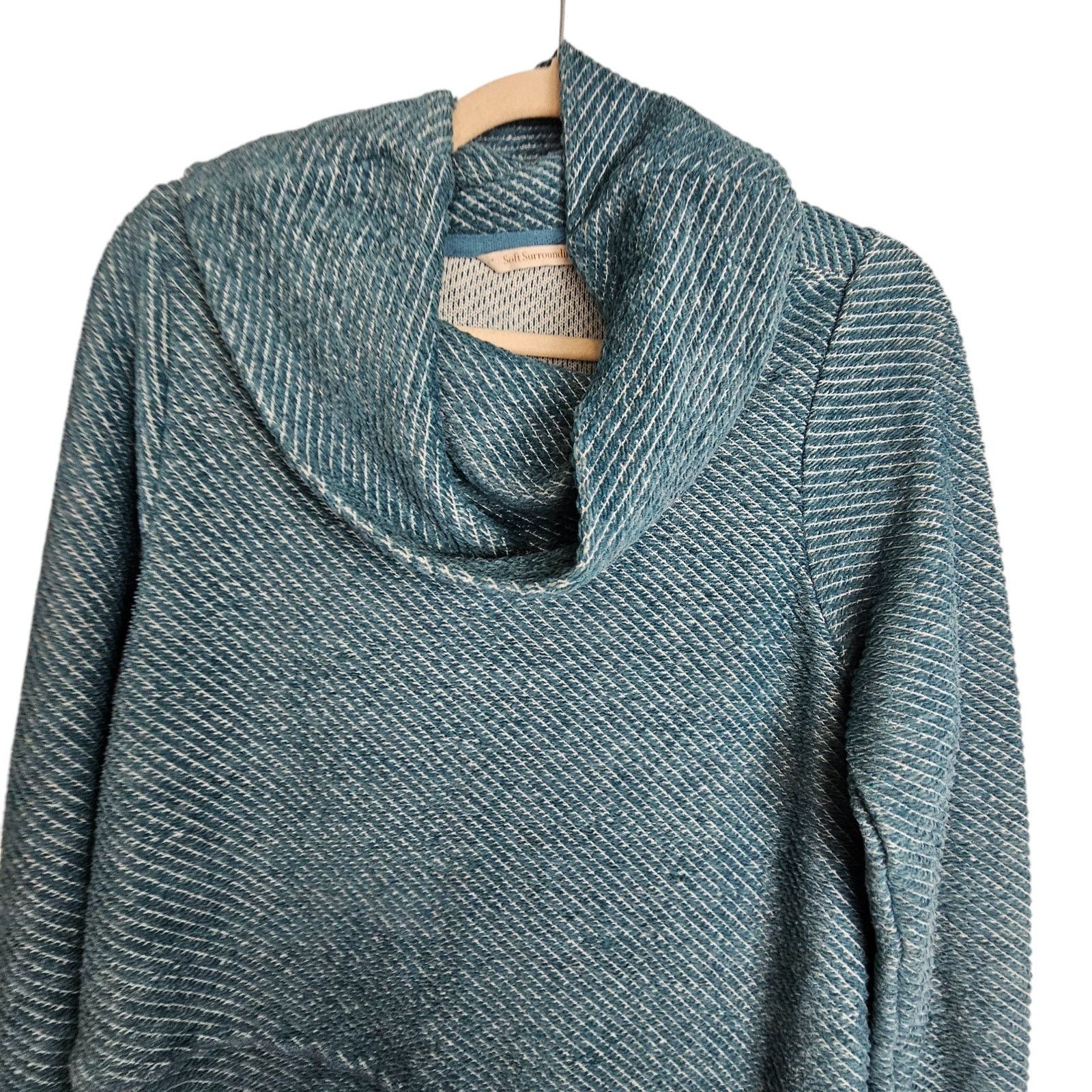 Soft Surroundings Soft Surroundings Womens Cowl Neck Sweater Size M Minimalist Size M / US 6-8 / IT 42-44 - 2 Thumbnail