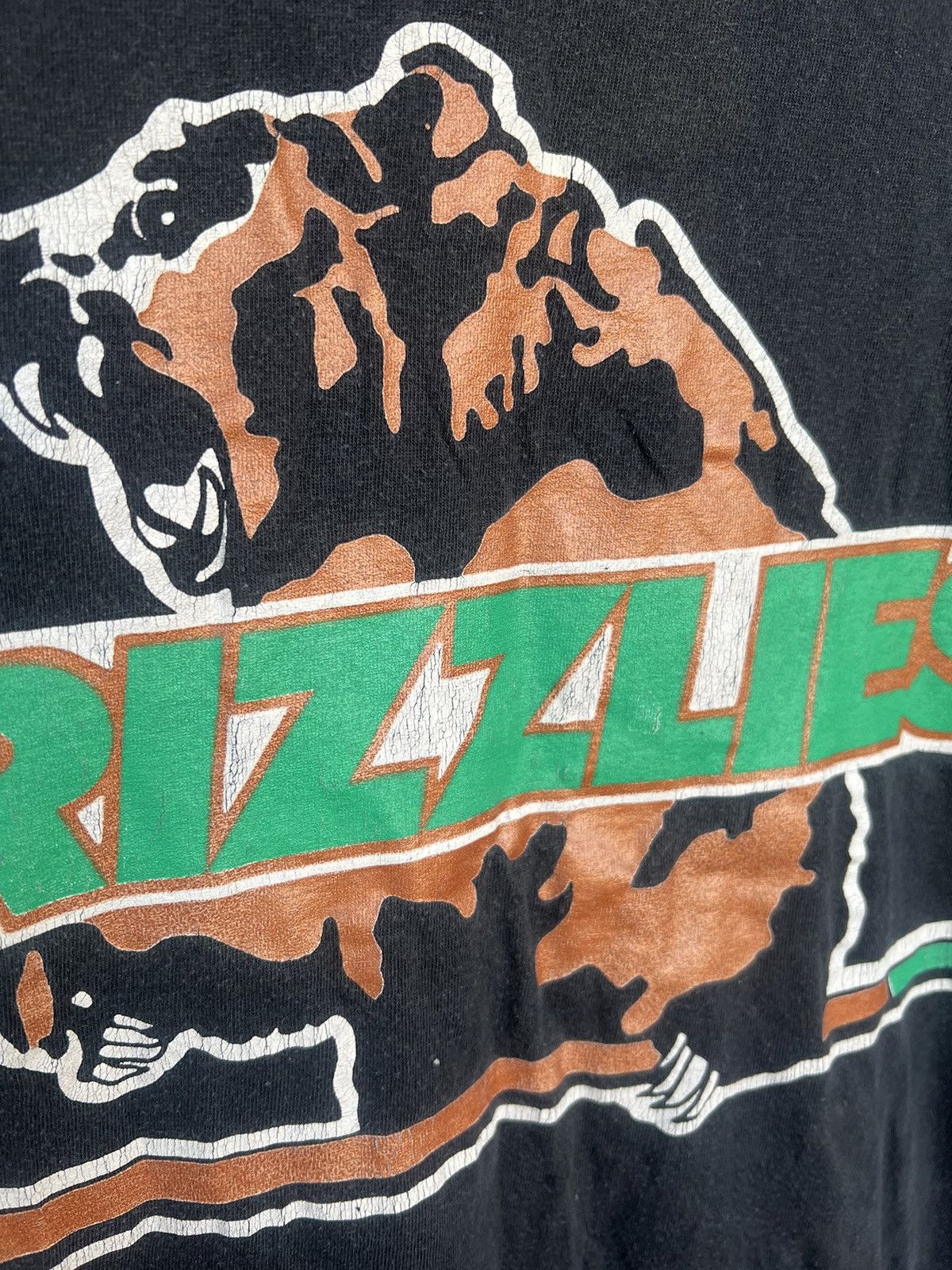 NHL Vintage Grizzlies NHL Single Stitch Rare 90s Shirt Size US M / EU 48-50 / 2 - 13 Thumbnail