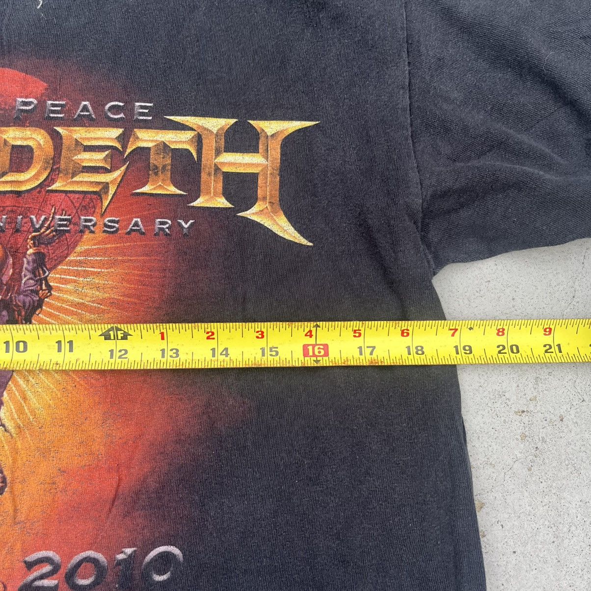 Megadeth Vintage 2010 Megadeth Rust in Peace Tee Anniversary Tour Size US M / EU 48-50 / 2 - 6 Thumbnail