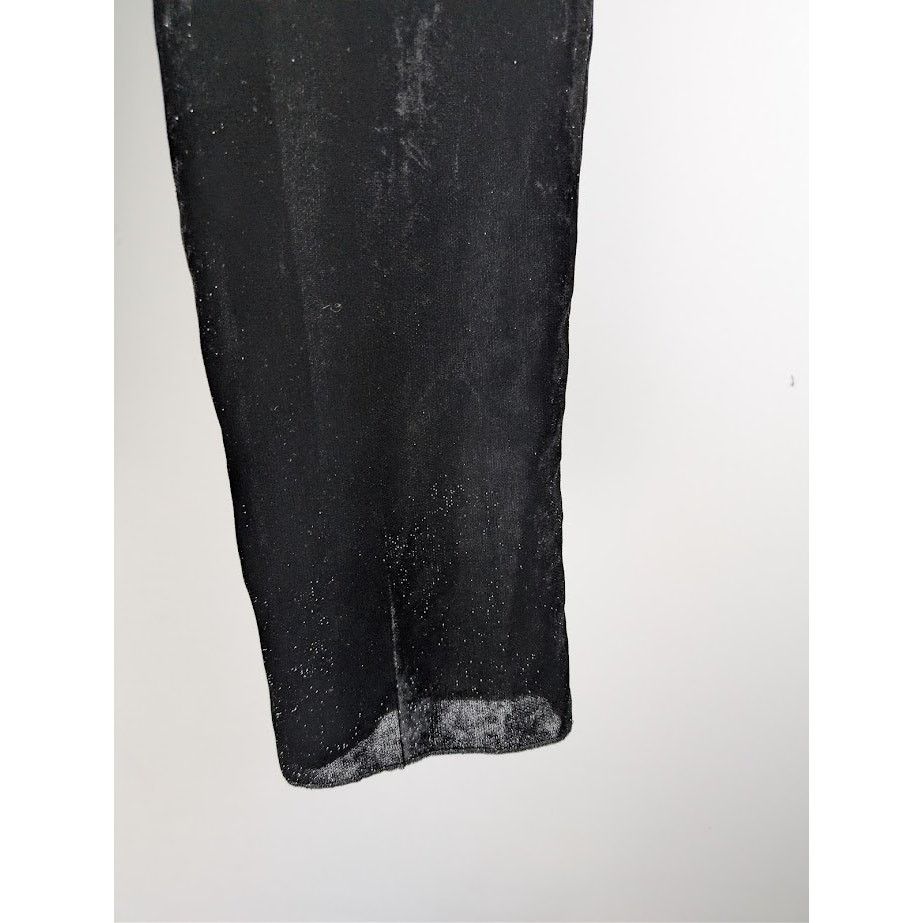 Saint Laurent Paris o1rshd1 Shimmering Velvet Pants in Black Size US 32 / EU 48 - 15 Thumbnail