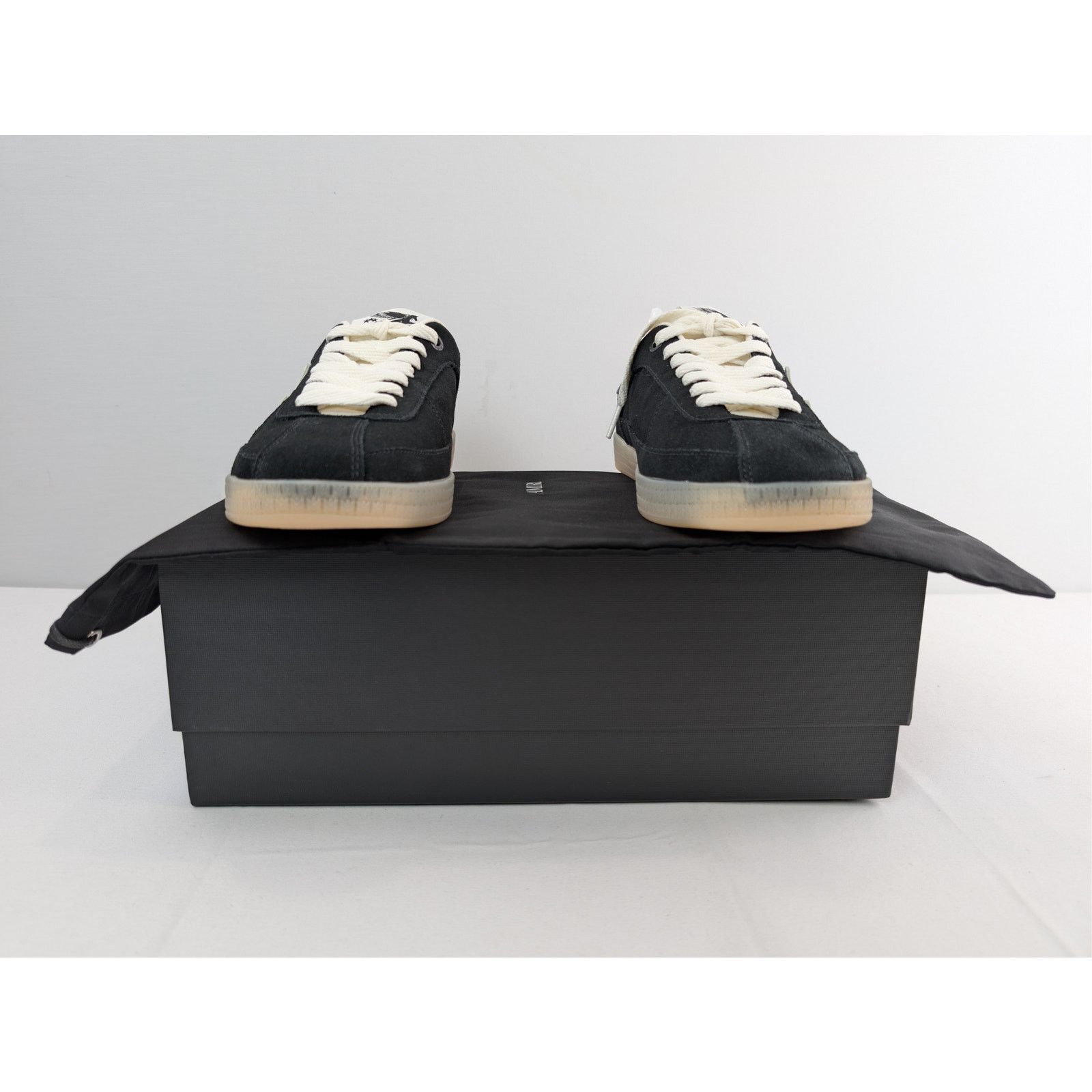Amiri o1rshd1 Suede Pacific Sneakers in Black Size US 11 / EU 44 - 17 Thumbnail