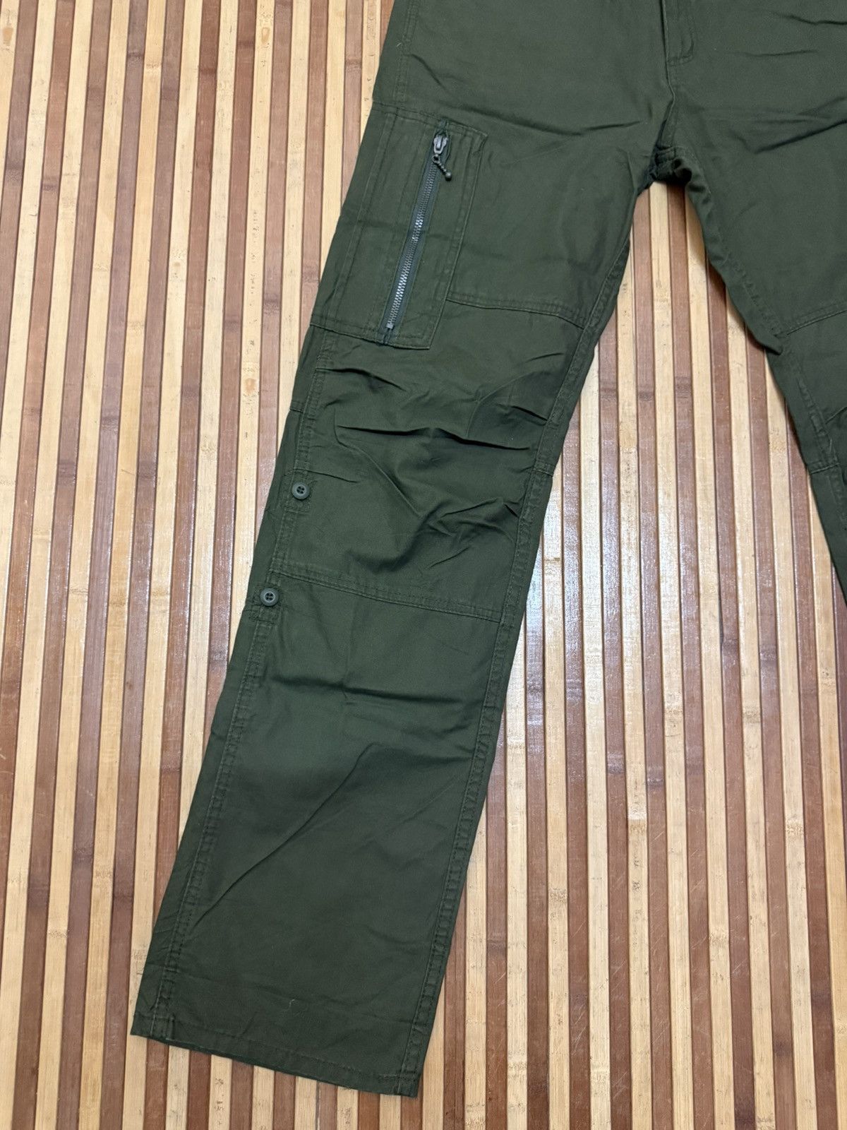 Japanese Brand Vintage FAMOUS FUNCTION GARMET Carpenter Cargo Pants W30X32. Size US 30 / EU 46 - 4 Thumbnail