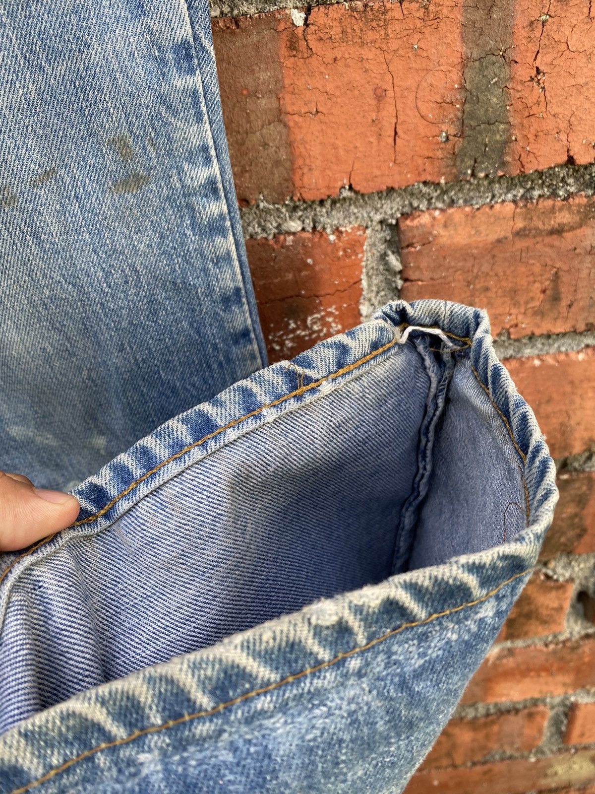 Levi's Vintage Clothing W35x33 Vintage levi's 517 flare 80s bell bottom talon Size US 35 - 5 Thumbnail
