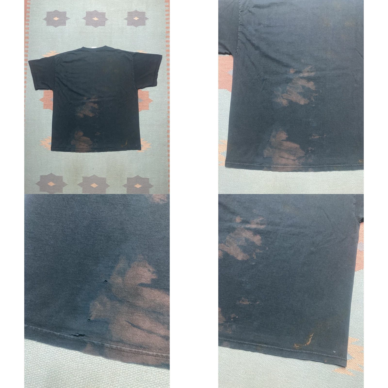 Vintage VINTAGE Fashion Victim T-Shirt Grunge Pirate Skull XL Black Mens Size US XL / EU 56 / 4 - 8 Thumbnail