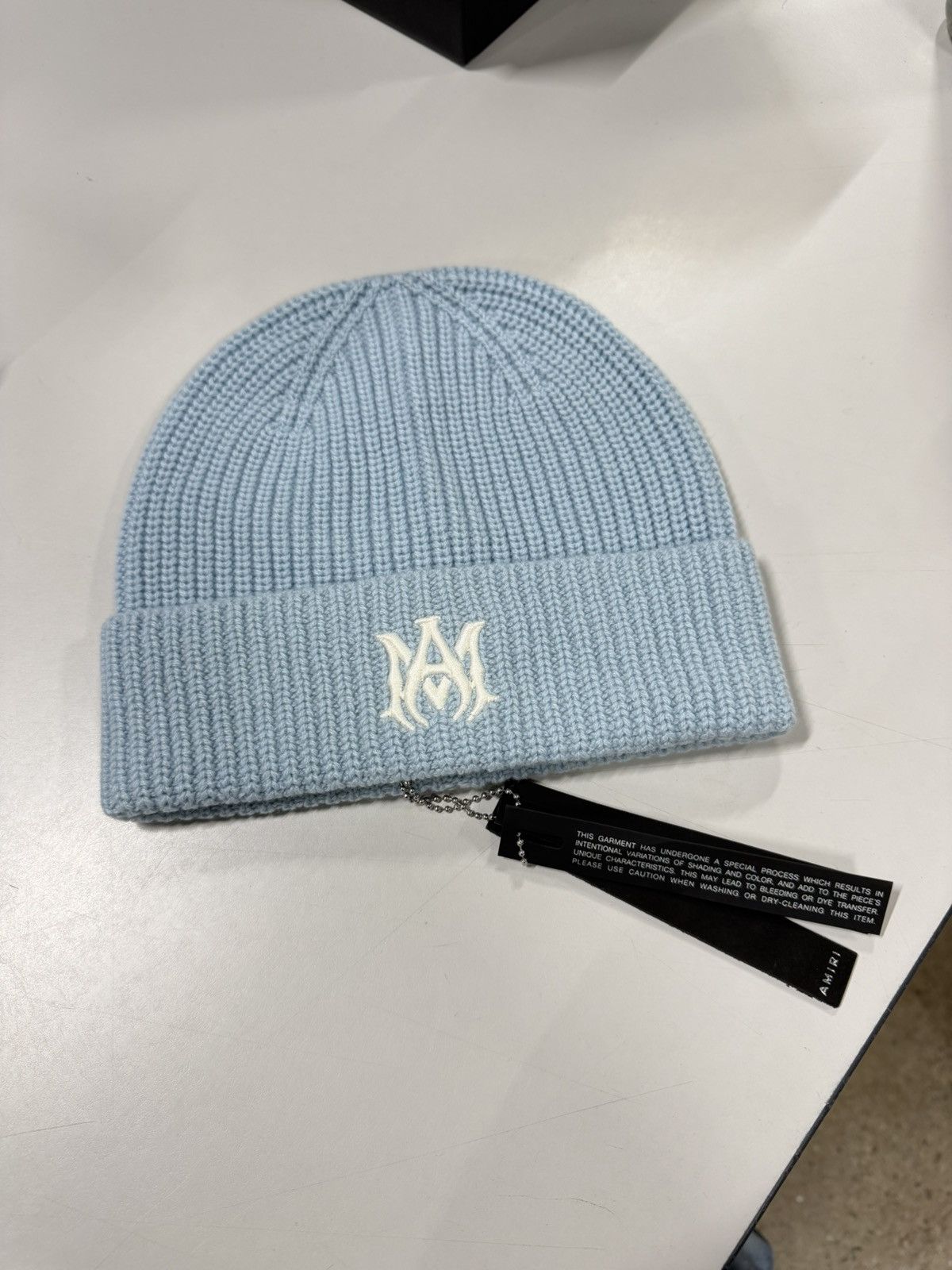 Amiri Amiri MA Cashmere Beanie NEW 550$ Size ONE SIZE - 1 Thumbnail