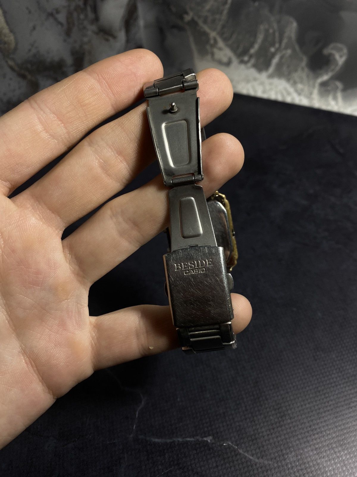 Casio Casio Beside Dual Display Vintage Stainless Steel Watch Size ONE SIZE - 7 Thumbnail