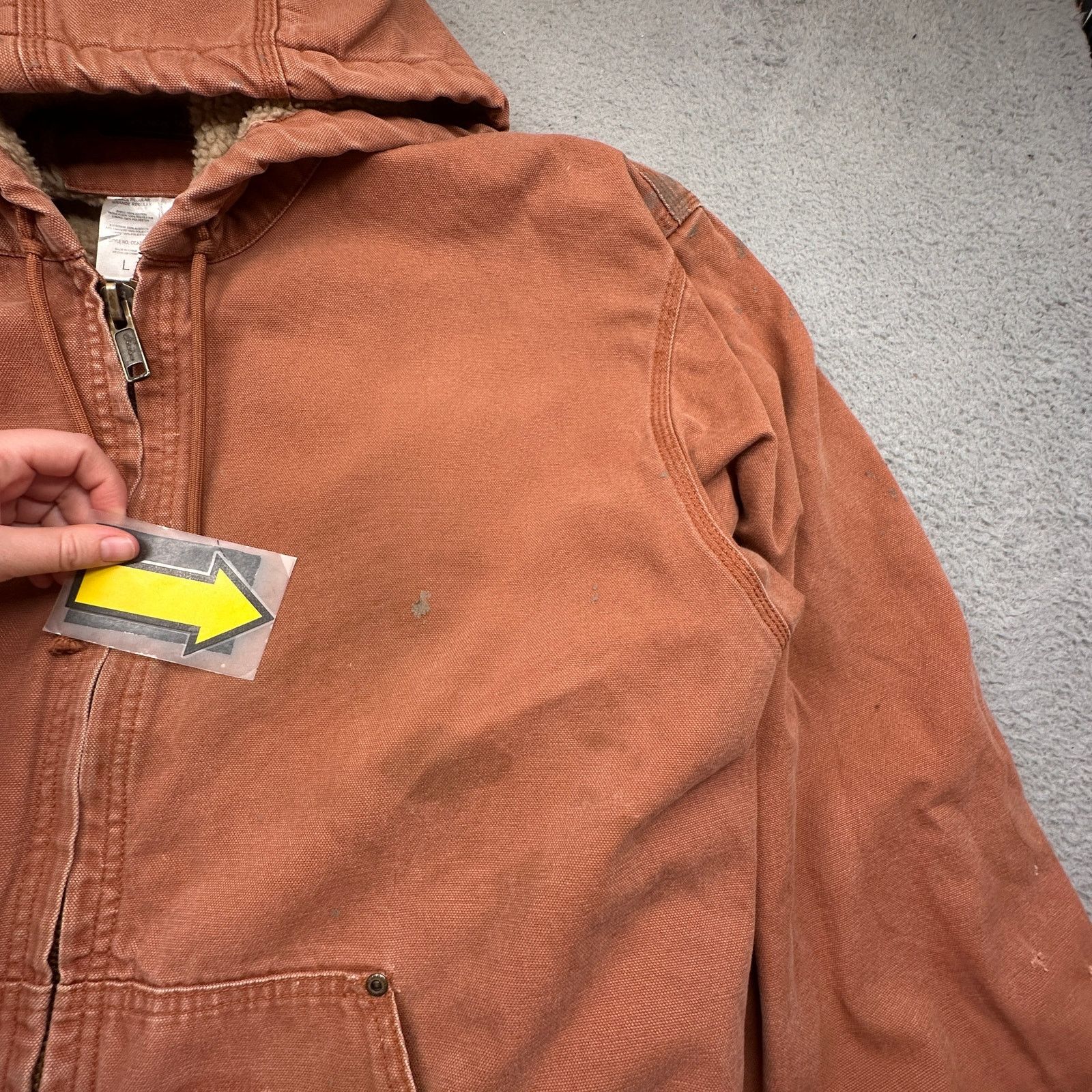 Other Forge Workwear Zip Canvas Sherpa Lined Jacket Large Size US L / EU 52-54 / 3 - 15 Thumbnail