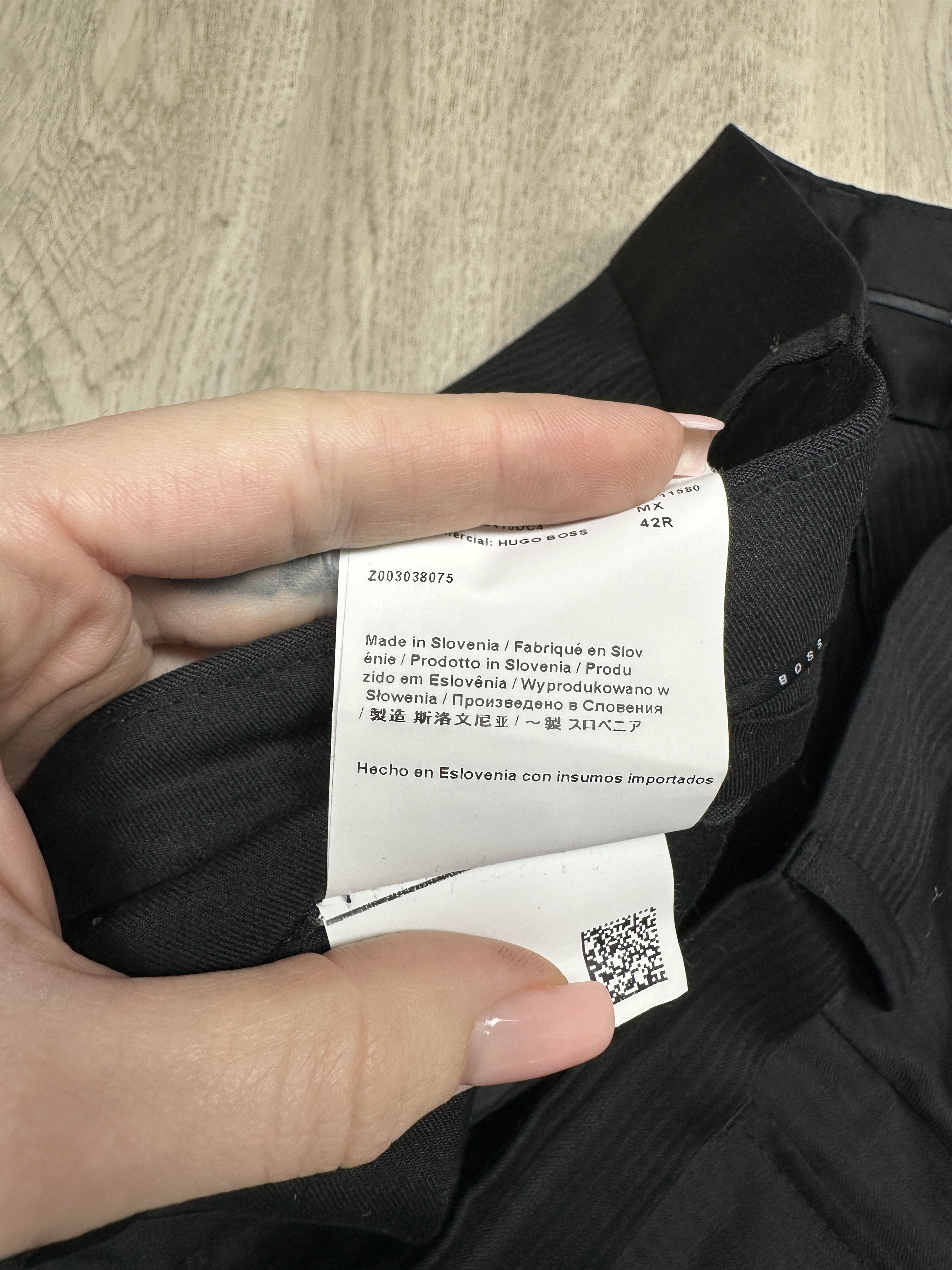 Hugo Boss Lanificio Tesse Biella For HUGO BOSS Wool Suit Blazer + Pant Size 42R - 15 Thumbnail