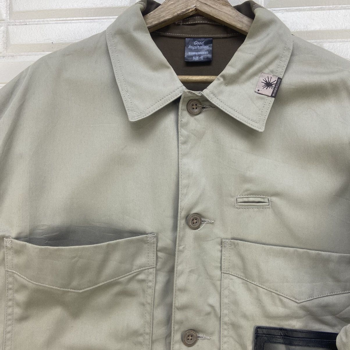 Designer × Maison MIHARA YASUHIRO Miharayasuhiro Two-tone Worker Workwear Jacket Size US M / EU 48-50 / 2 - 4 Thumbnail