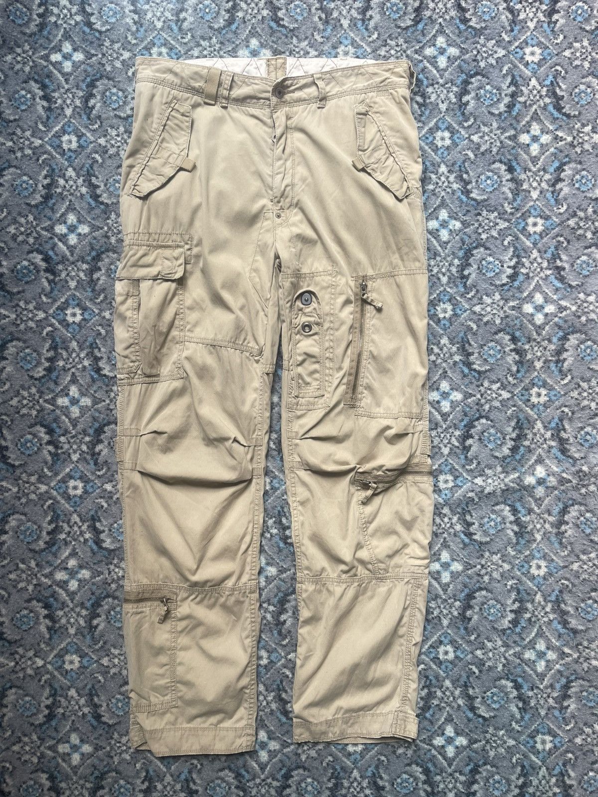 Polo Ralph Lauren Vintage Polo Ralph Lauren Cargo Pants Multi Pocket 90s Size US 36 / EU 52 - 1 Thumbnail
