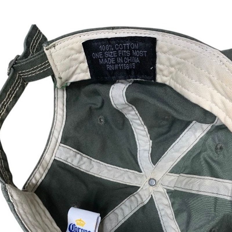 Other Corona Extra Army Green Cap Adjustable Vented Hat Relax Size ONE SIZE - 7 Thumbnail