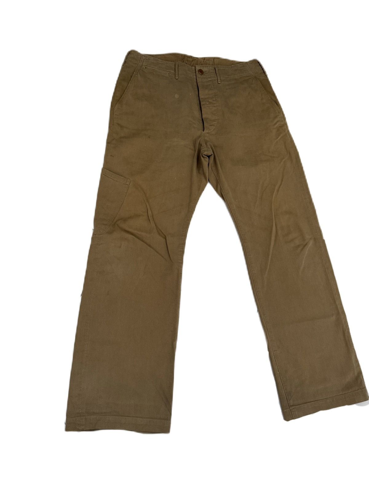 Japanese Brand × Kapital Kapital Khaki Classic Type Katsarugi Sides Pocket Selvedge Size US 32 / EU 48 - 2 Thumbnail