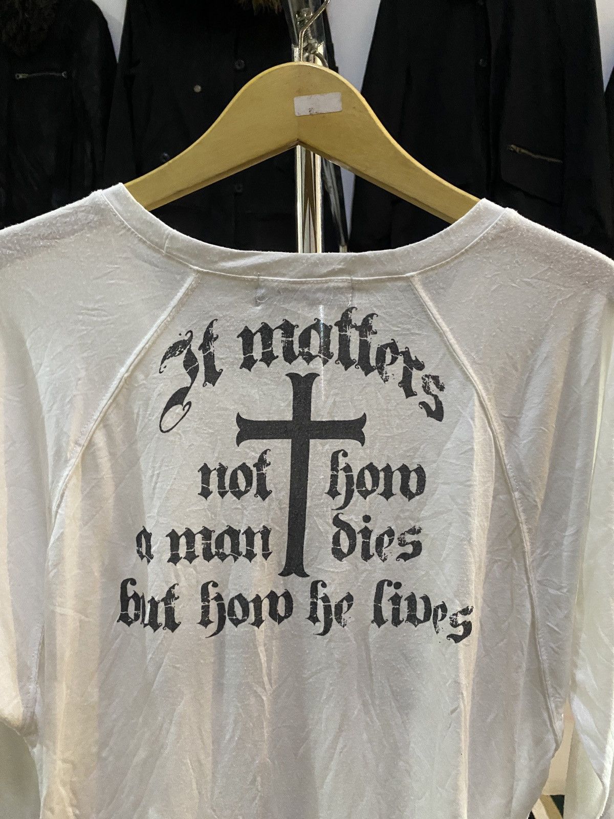 Japanese Brand Knick Knack Poem Cross Long Slevee Tee Shirt Size US M / EU 48-50 / 2 - 11 Thumbnail