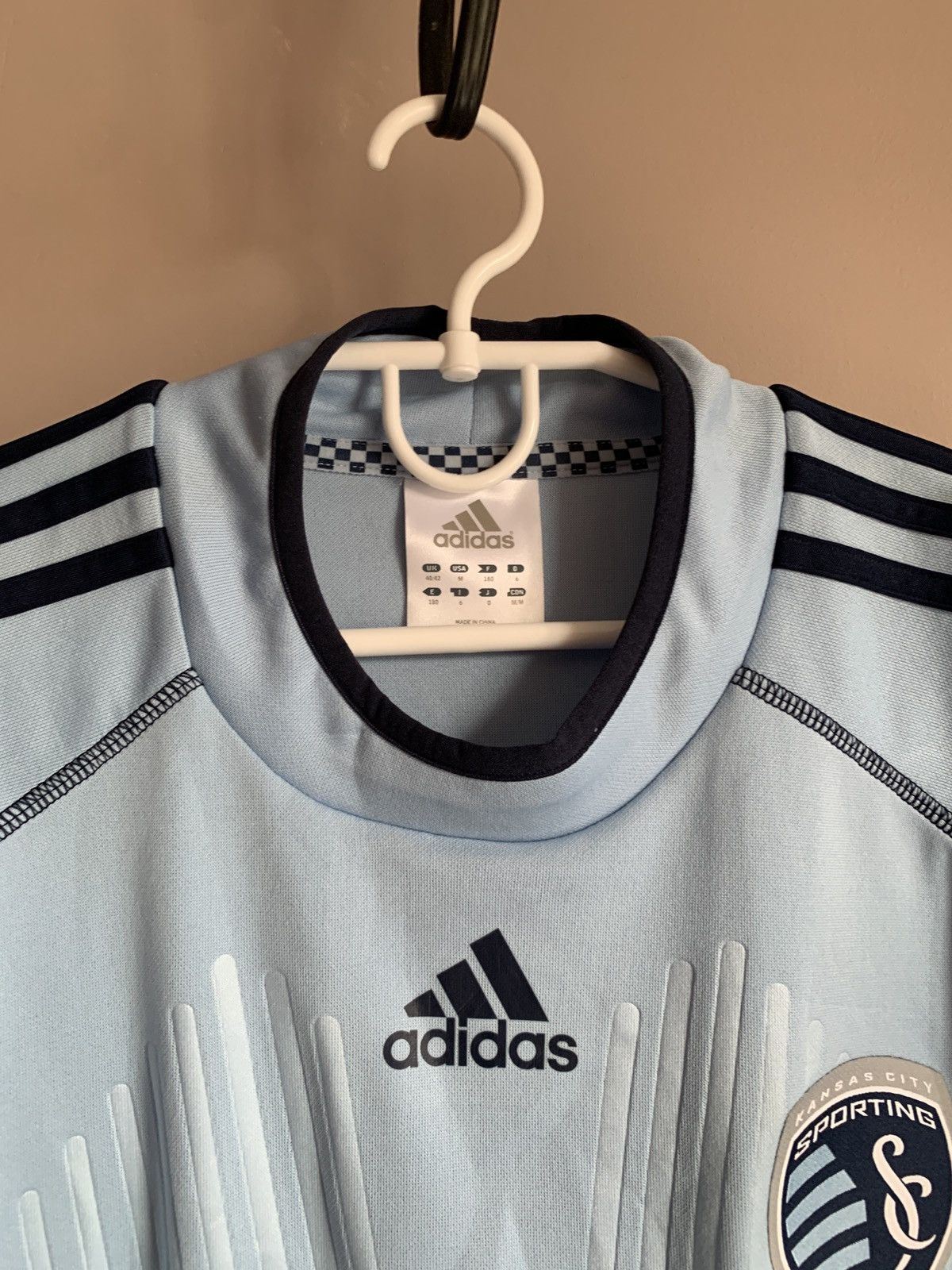Adidas Sporting Kansas City Long Sleeve Football Shirt Adidas Size US M / EU 48-50 / 2 - 3 Thumbnail