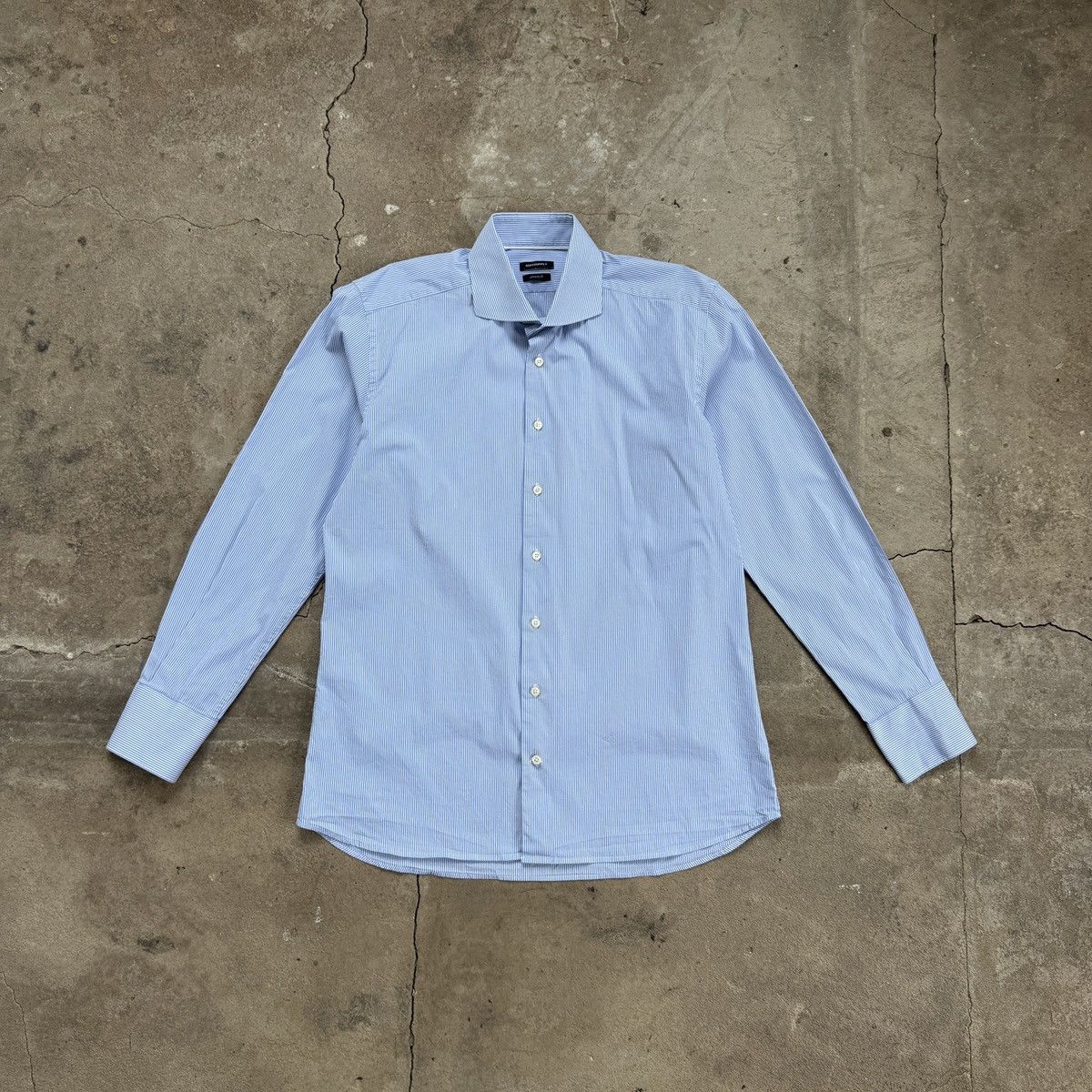Vintage Suitsupply Oxford Button Up Shirt Size US L / EU 52-54 / 3 - 1 Thumbnail