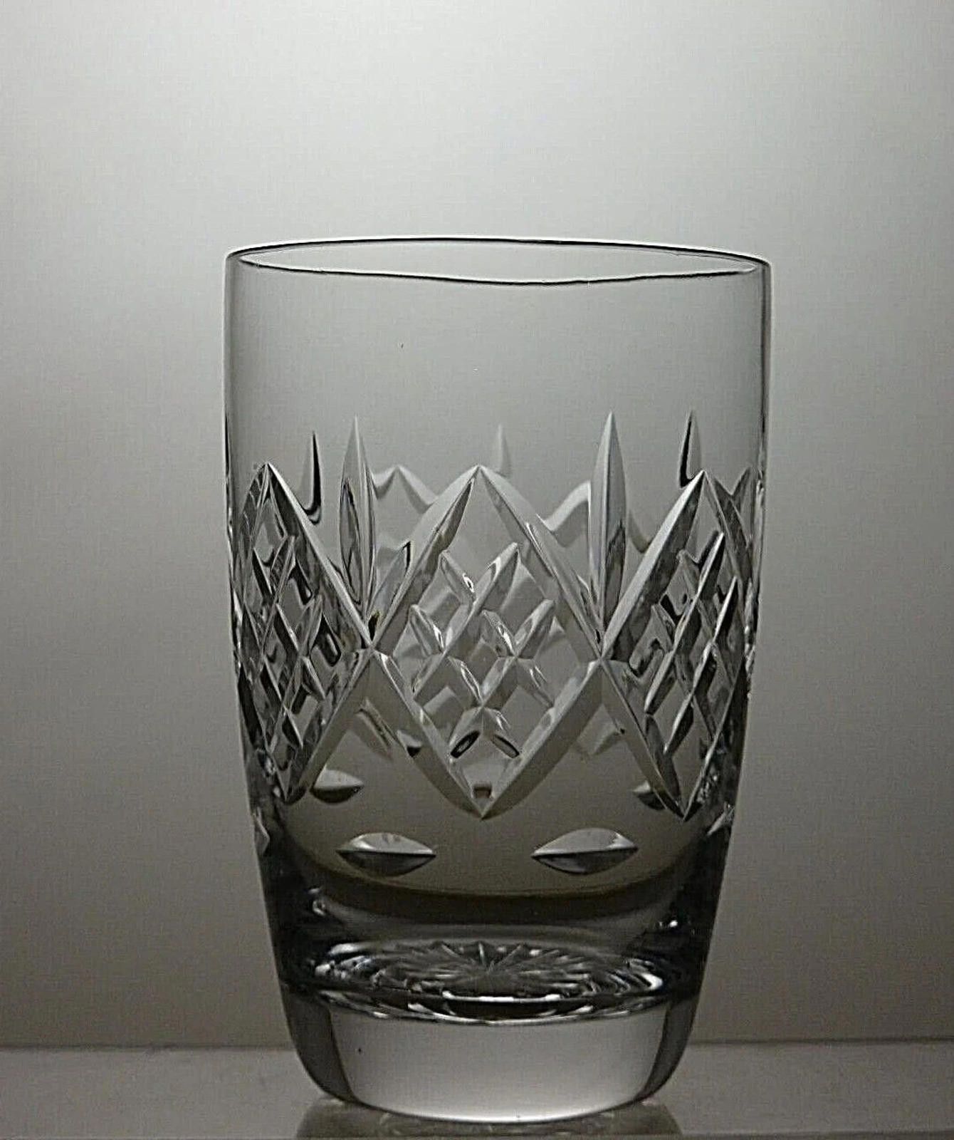 The Unbranded Brand Lead Crystal Cut Glass Set Of 2 Tumblers 4 1/2" Size ONE SIZE - 2 Thumbnail
