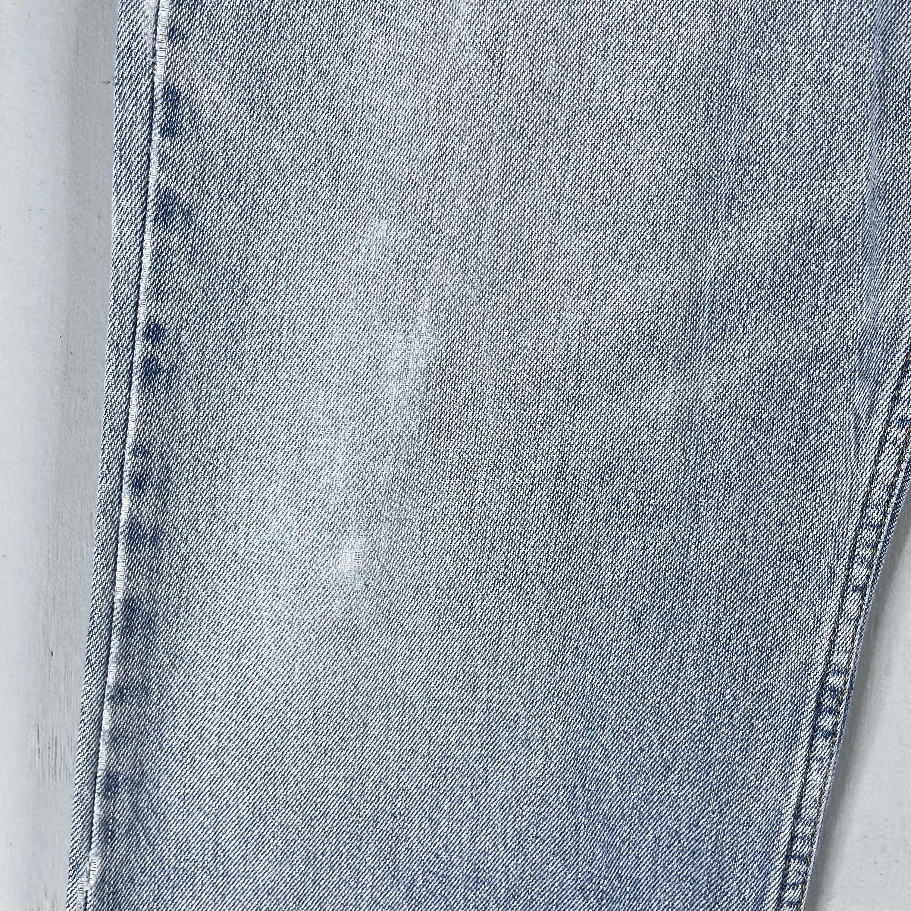 Jean × Levi's Vintage Clothing Size 39 Vintage Y2K Levis 505 Distressed Ripped Jeans Size US 39 - 4 Thumbnail