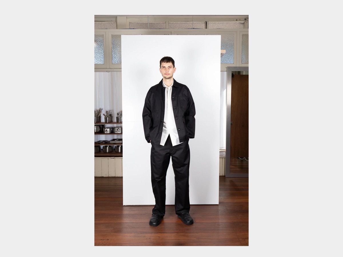 MAN-TLE Man-tle R0J2 Jebok Jacket Black Work cotton twill m Size US M / EU 48-50 / 2 - 6 Thumbnail