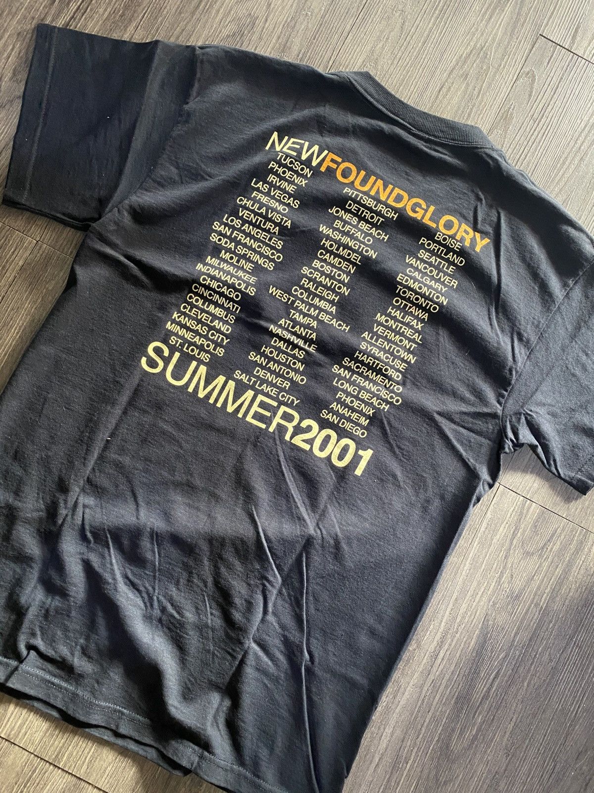 Band Tees vintage new found glory - tour 2001 Size US M / EU 48-50 / 2 - 4 Thumbnail