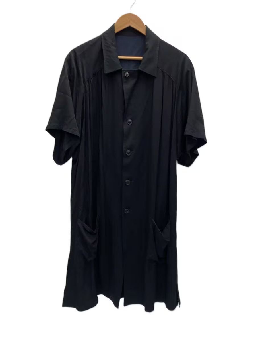 Yohji Yamamoto yohji yamamoto POUR HOMME Rayon/Black/Solid Coat Size US L / EU 52-54 / 3 - 1 Thumbnail