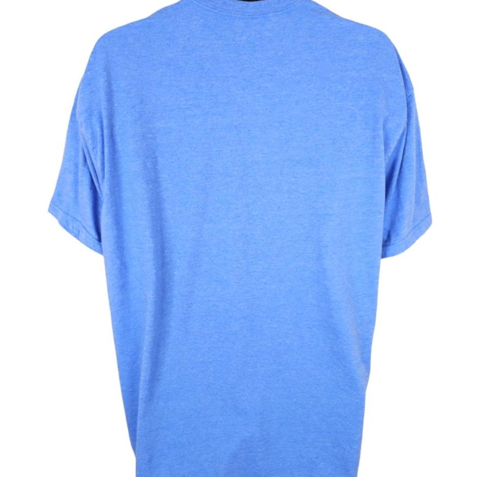 Gildan VINTAGE Chicago T Shirt Mens 2XL Blue Windy City Travel Destination Tee Size US XXL / EU 58 / 5 - 5 Thumbnail