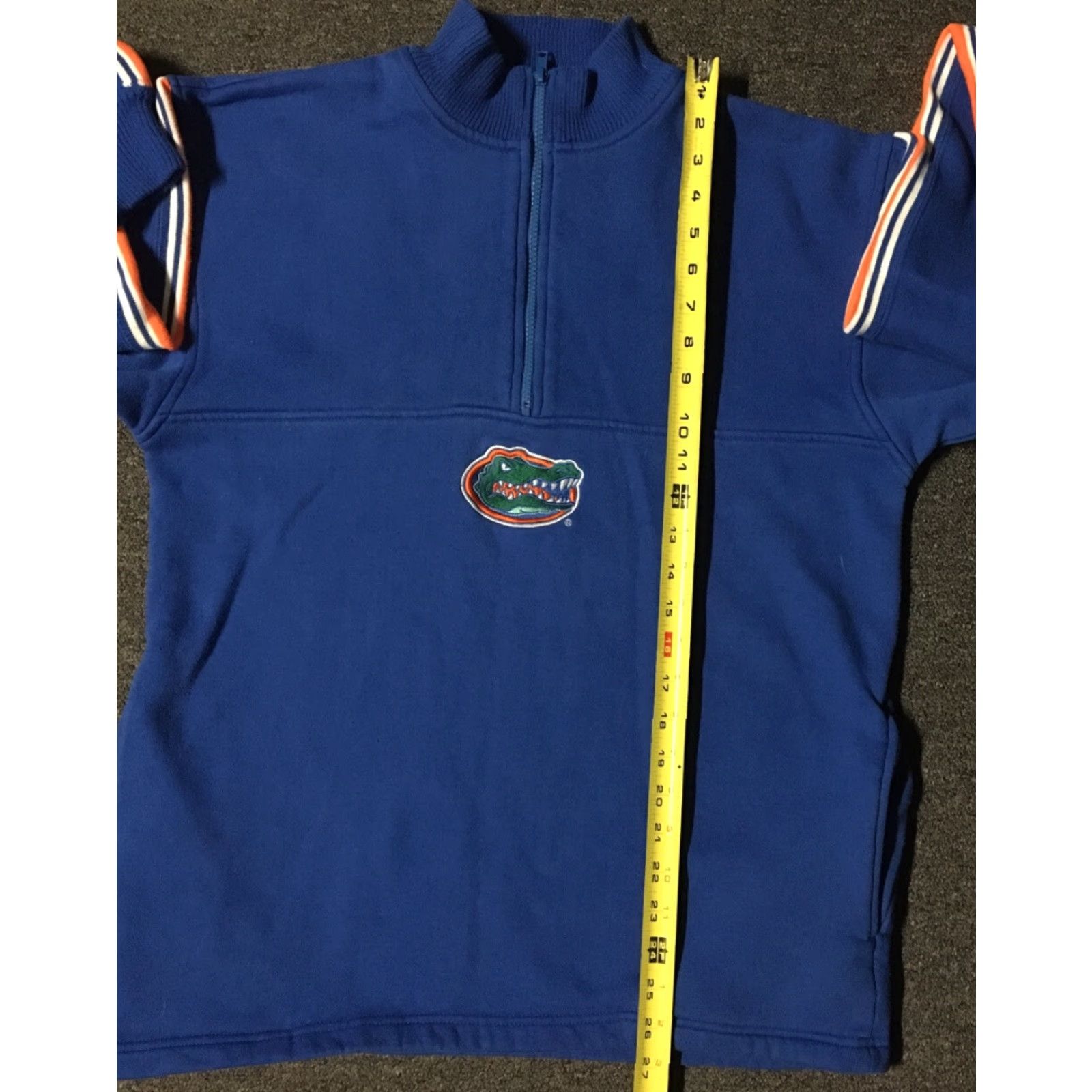 Logo Athletic Vtg 90s Florida Gators 1/2 Zip Hoodie M Blue Striped College Football Logo Athletic Men Size M Shirt? Size US M / EU 48-50 / 2 - 7 Thumbnail