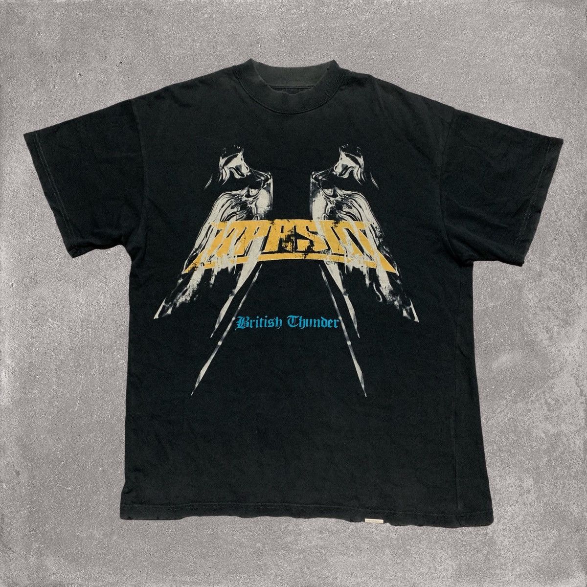 Represent Clo. Represent Small British Thunder Vintage Black Tee Size US S / EU 44-46 / 1 - 1 Thumbnail