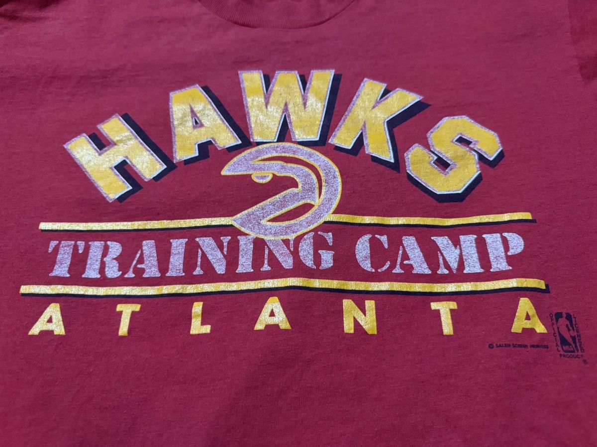 NBA × Vintage Vintage 90s NBA Atlanta Hawks T-Shirt Size US L / EU 52-54 / 3 - 3 Thumbnail