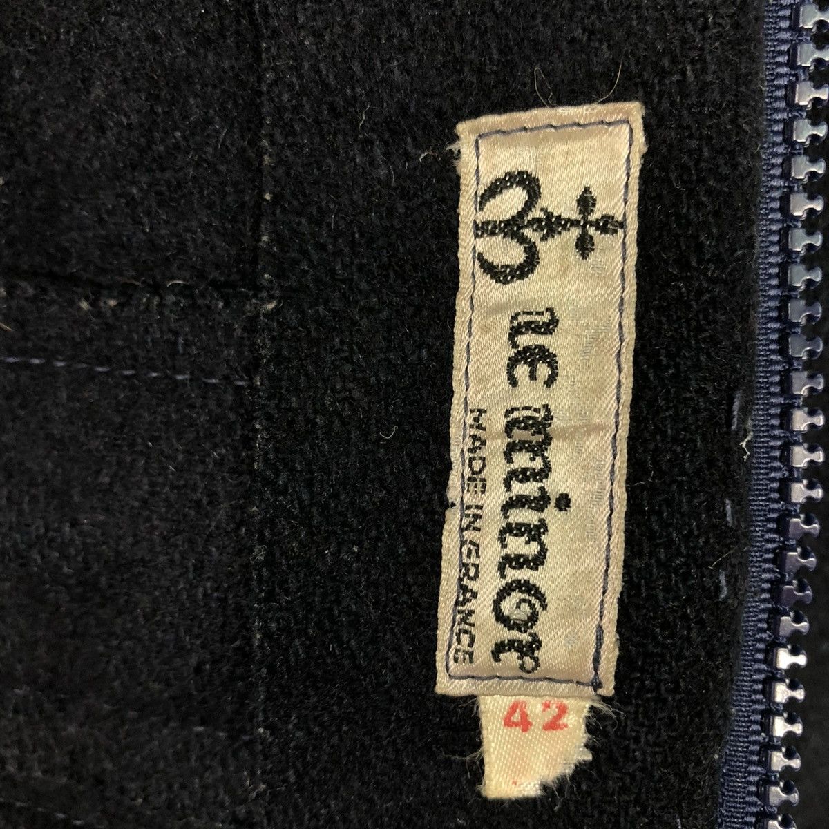 Vintage 🔥VINTAGE WOOL ZIPPER JACKET LE MINOR MADE IN FRANCE Size US M / EU 48-50 / 2 - 21 Thumbnail