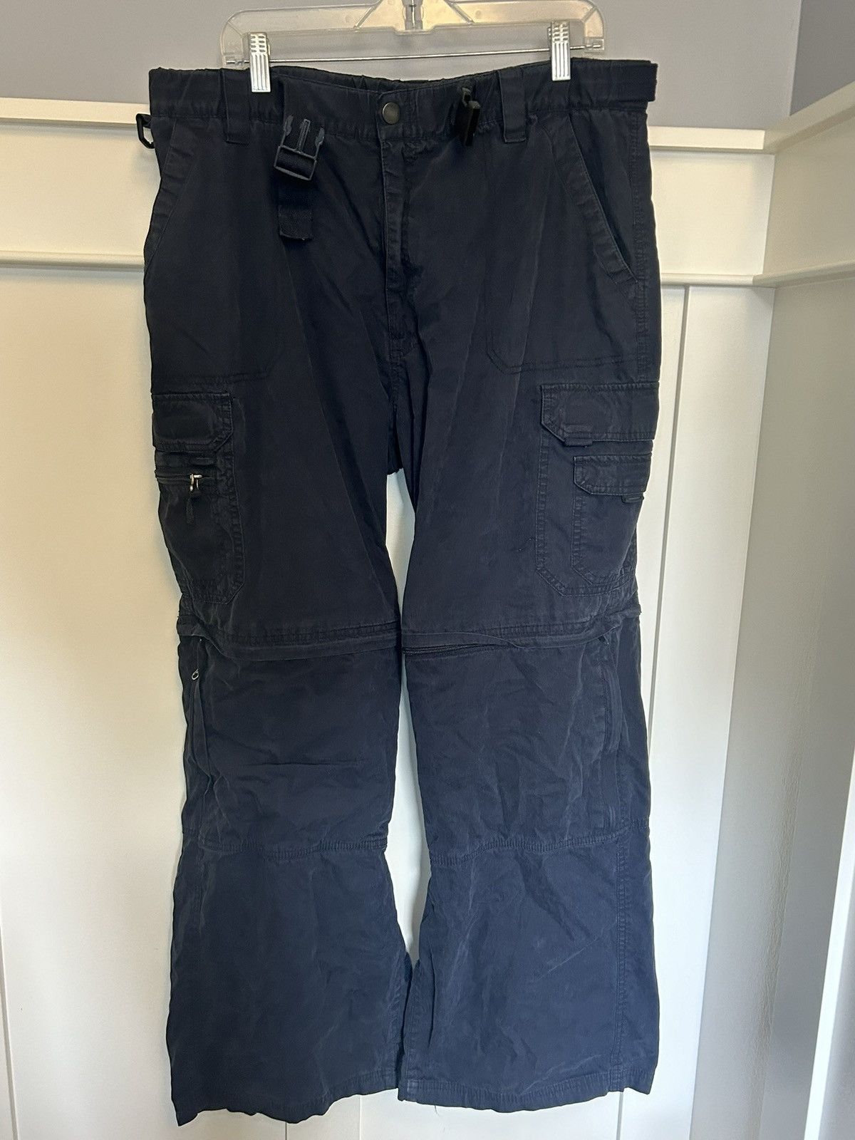 Vintage Baggy flared modular cargo pants Size US 34 / EU 50 - 1 Thumbnail