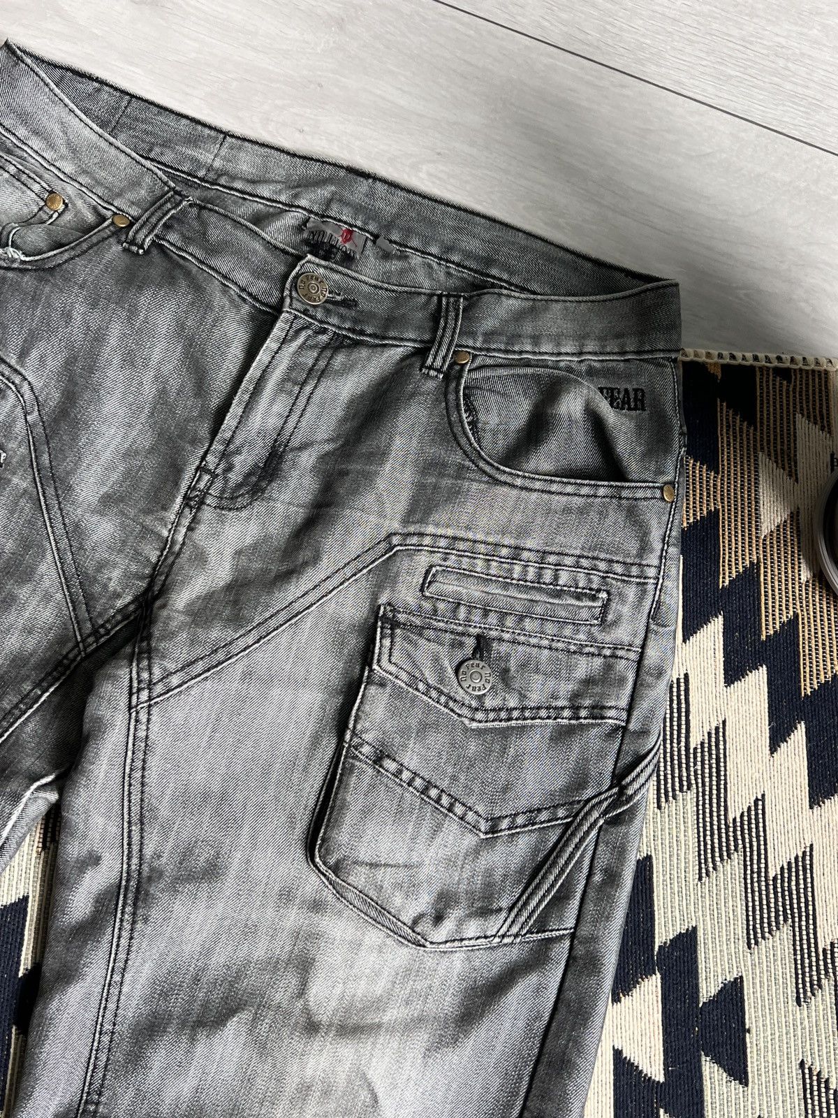 No Fear Vintage No Fear Baggy Y2K Denim Pants Size US 34 / EU 50 - 13 Thumbnail