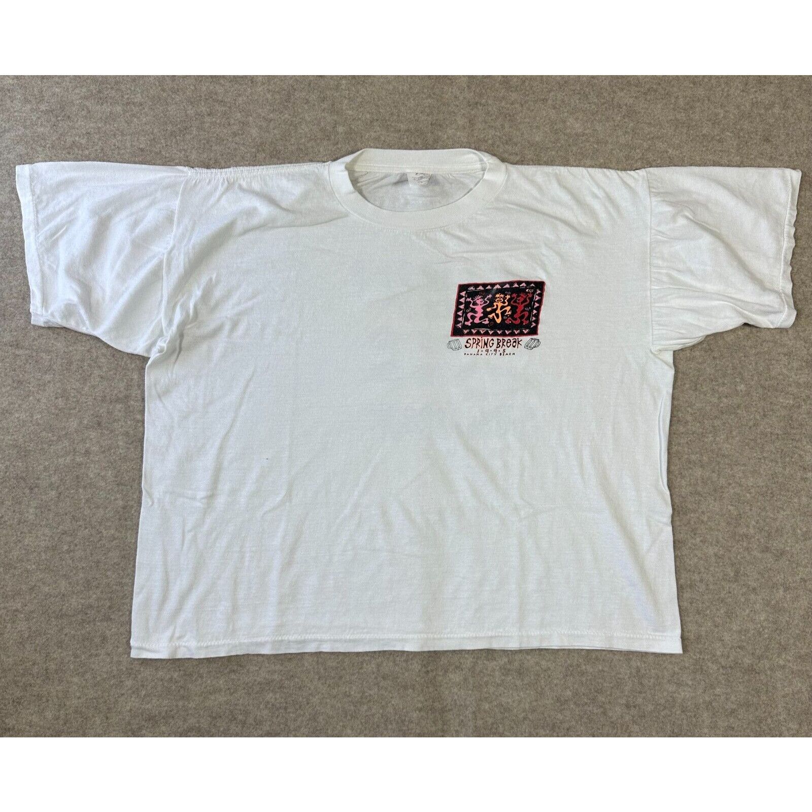 Band Tees Vtg Sight For Sore Eyes Spring Break T Shirt White XXL Size US XXL / EU 58 / 5 - 3 Thumbnail
