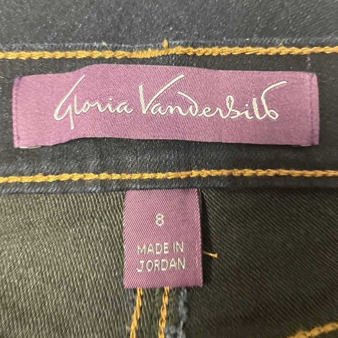 Gloria Vanderbilt Gloria Vanderbilt Womens Size 8 Cotton Blend Denim Jeans Size 30" / US 8 / IT 44 - 4 Thumbnail