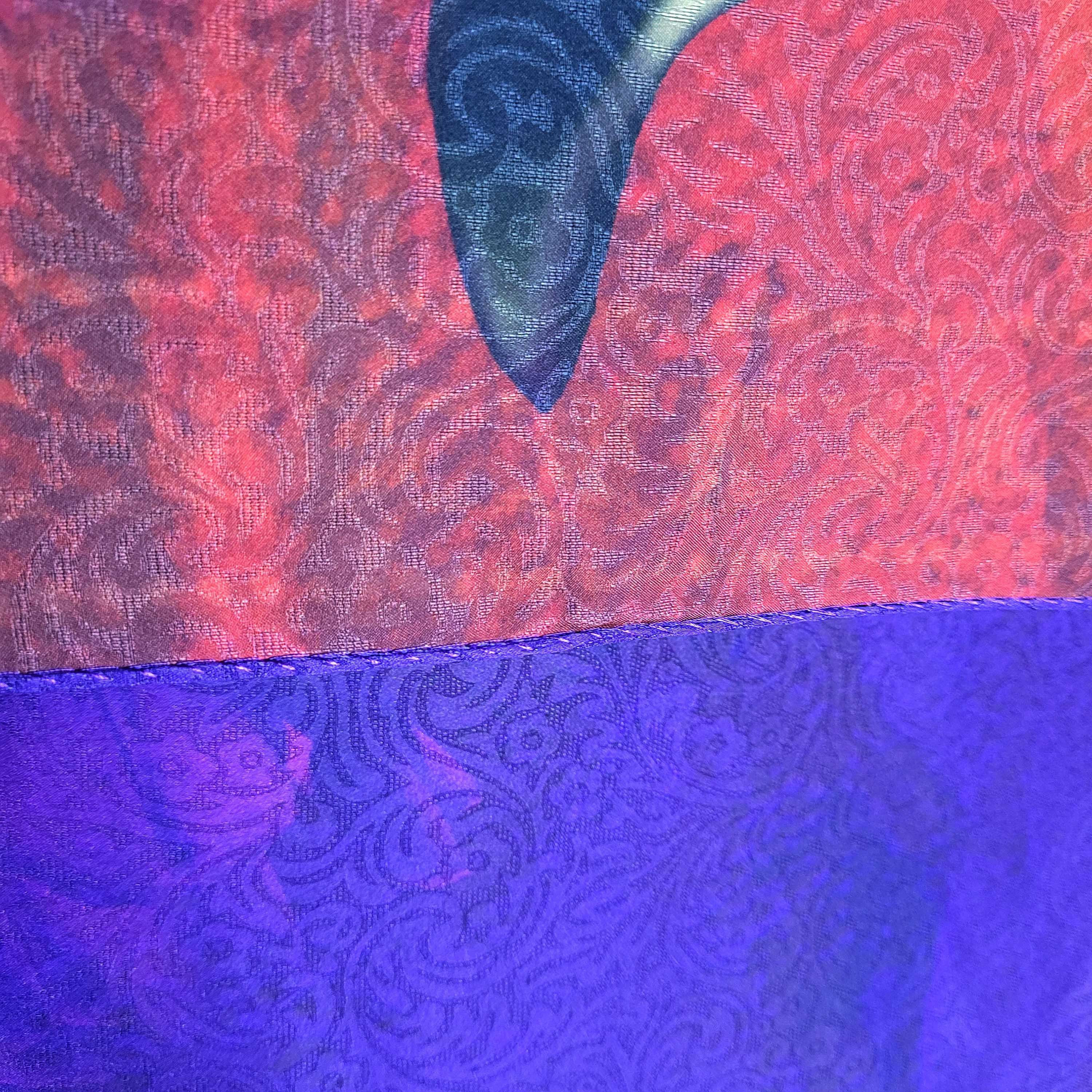 Other NWT Double Sided Silk Scarf 52"x52" Large Square Wrap 3232 Size ONE SIZE - 10 Thumbnail
