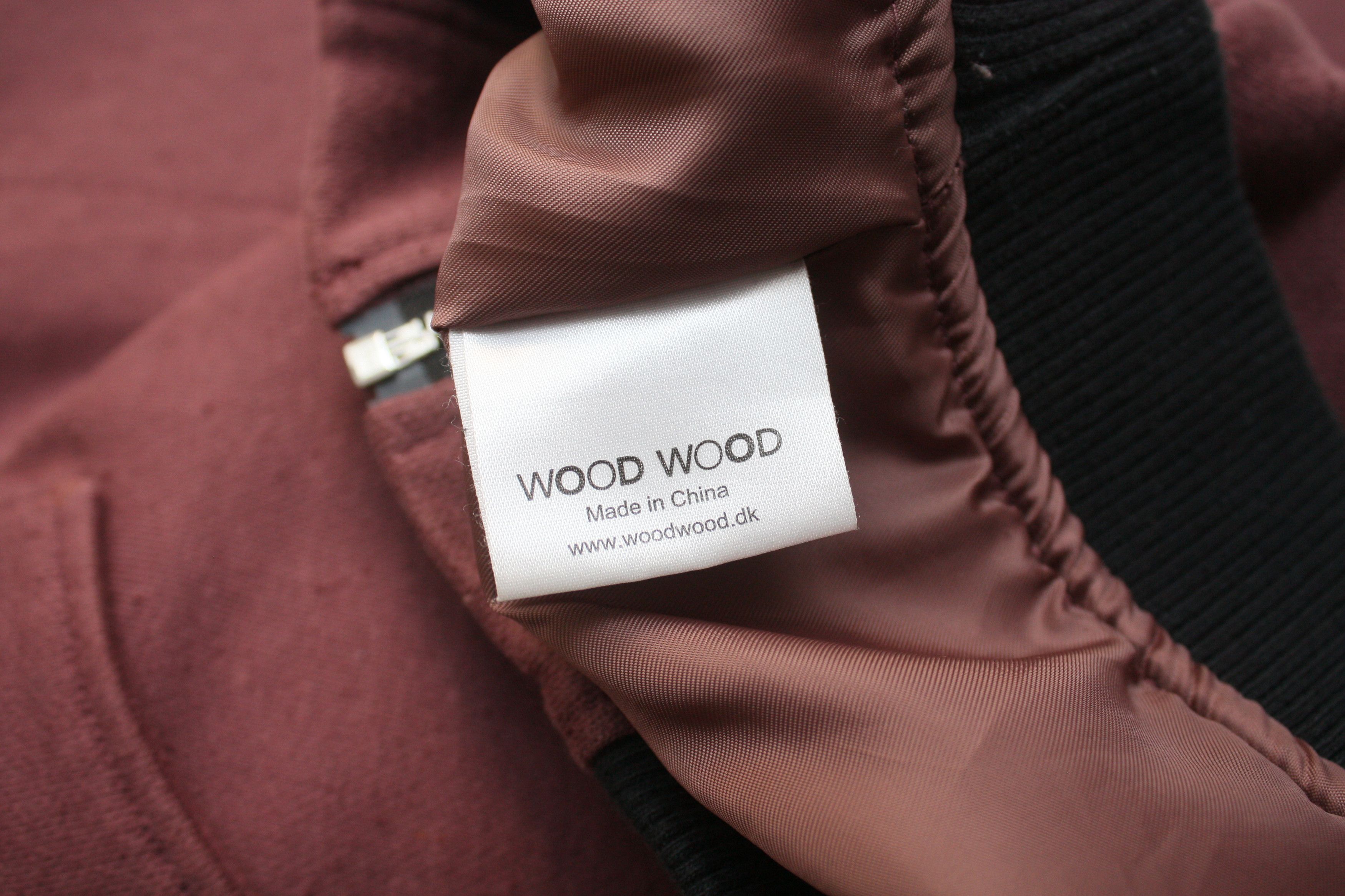 Wood Wood Wood Wood Burgundy Bomber Jacket Men's Size US S / EU 44-46 / 1 - 8 Thumbnail