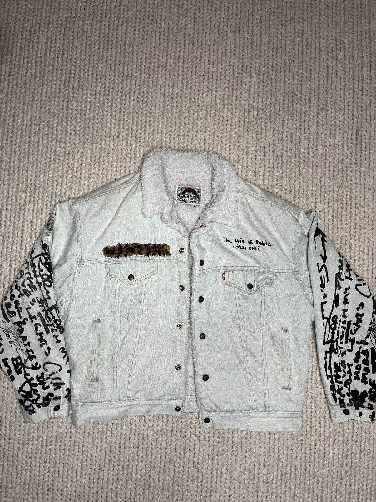 Kanye West Kanye West Life Of Pablo/Signature Custom Levi's jacket Size US M / EU 48-50 / 2 - 2 Thumbnail