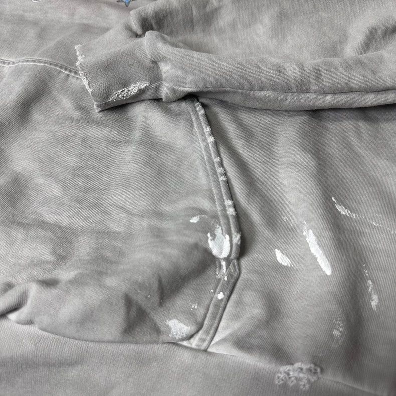 Balenciaga Balenciaga Gray rainbow graffiti Logo hooded sweater Size US M / EU 48-50 / 2 - 4 Thumbnail