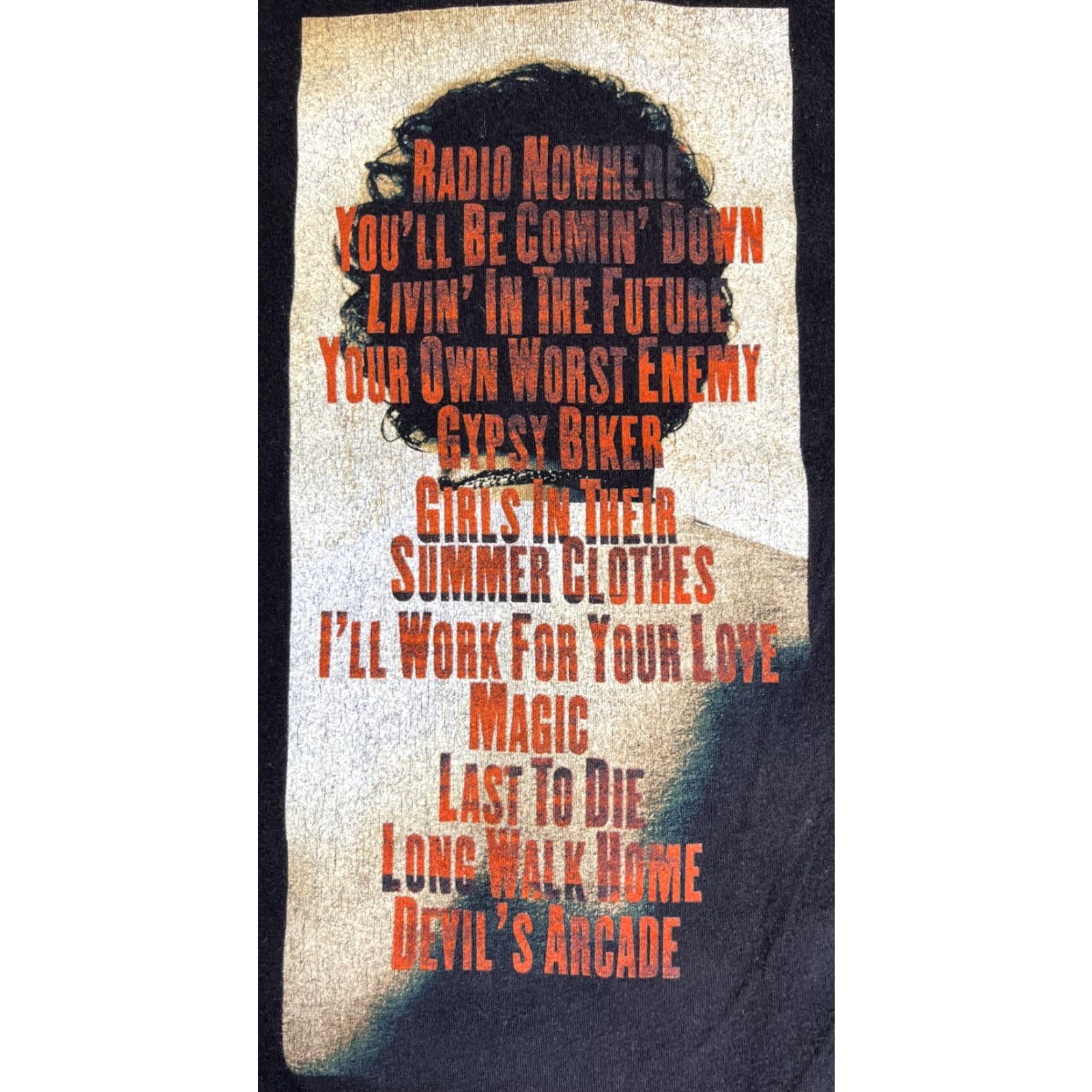 Vintage VINTAGE Men's Gaziani Bruce Springsteen 'Magic' 2007 Album Promo T-Shirt Sz 2XL Black Cotton Short Sleeve Crew Neck Music Double-Sided Size US XXL / EU 58 / 5 - 3 Thumbnail